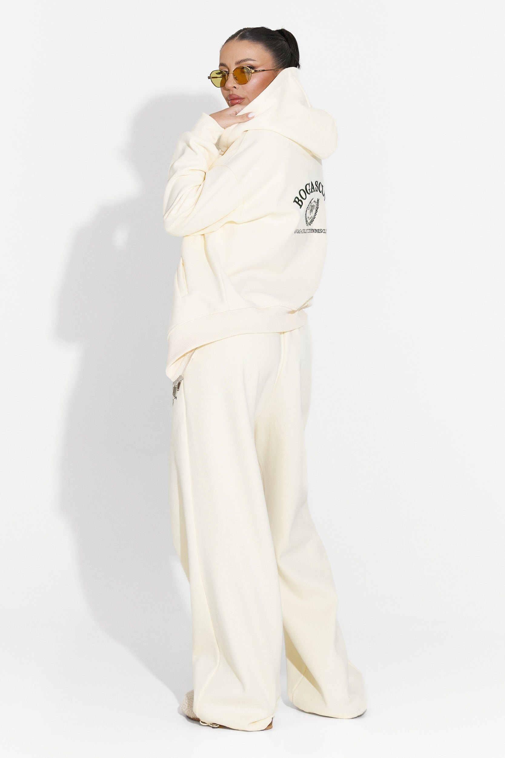 Kalira Bogas Tenue d'Entraînement Décontractée Jaune pour Femme