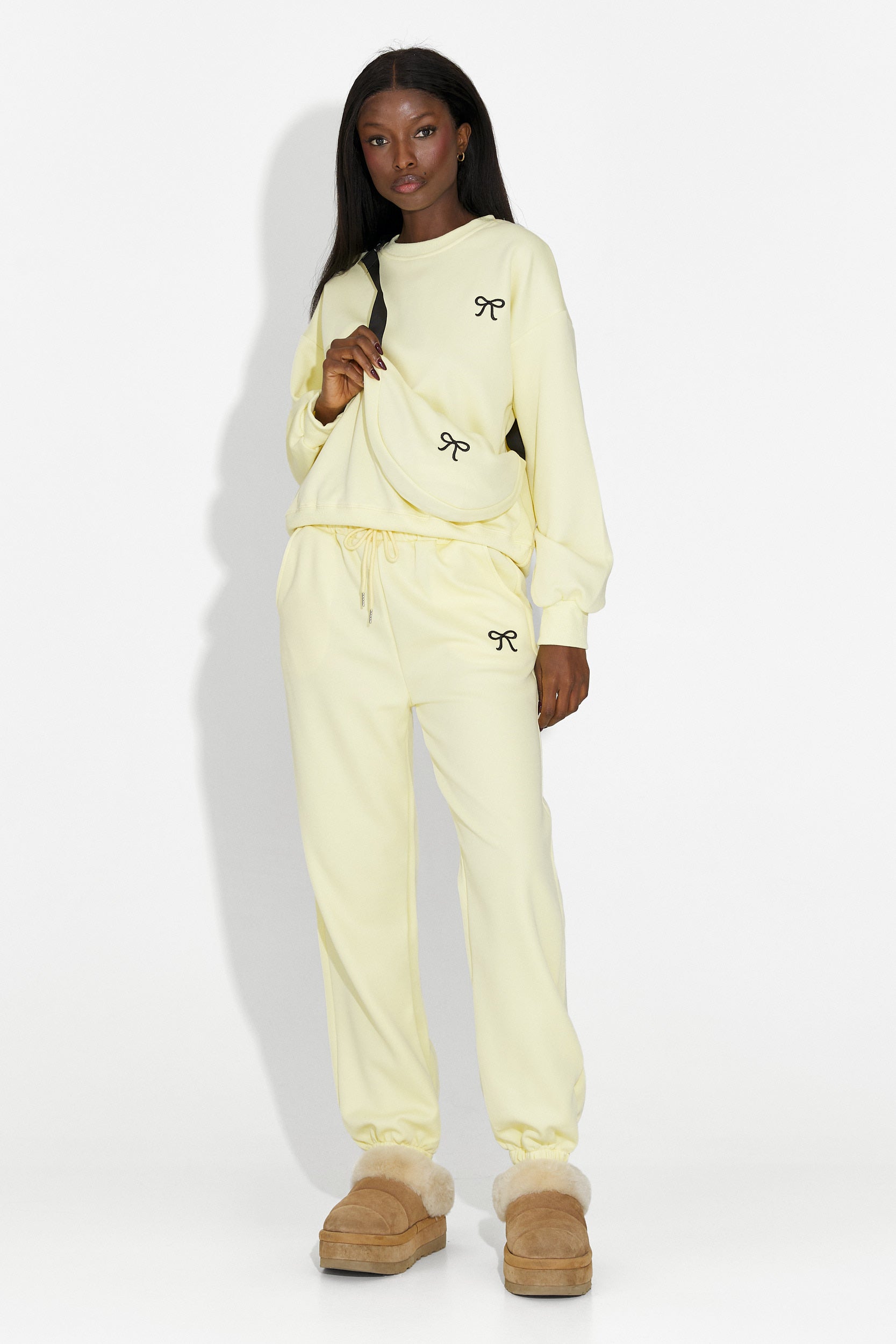 Serelis Bogas Yellow Casual Women's Training Suit