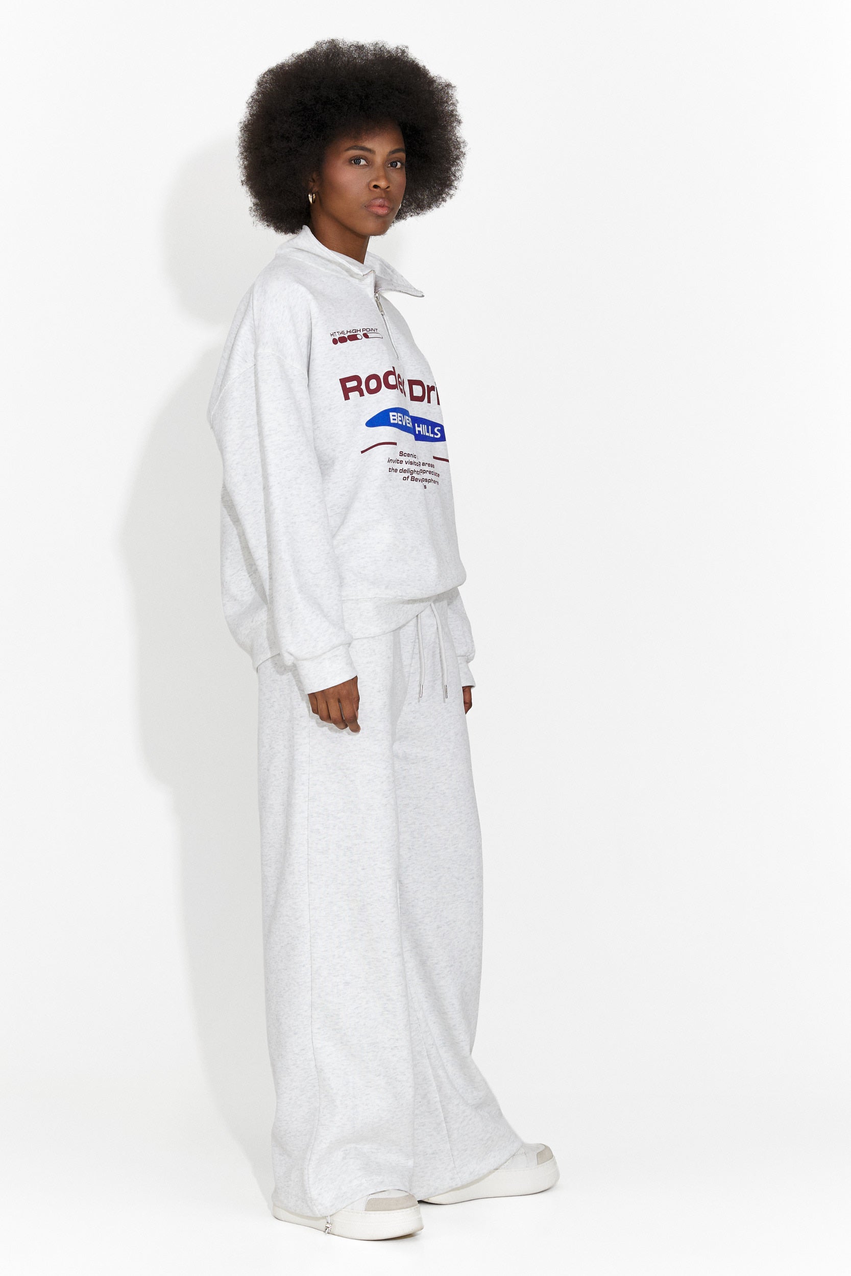 Damen Freizeit-Trainingsanzug grau Darila Bogas