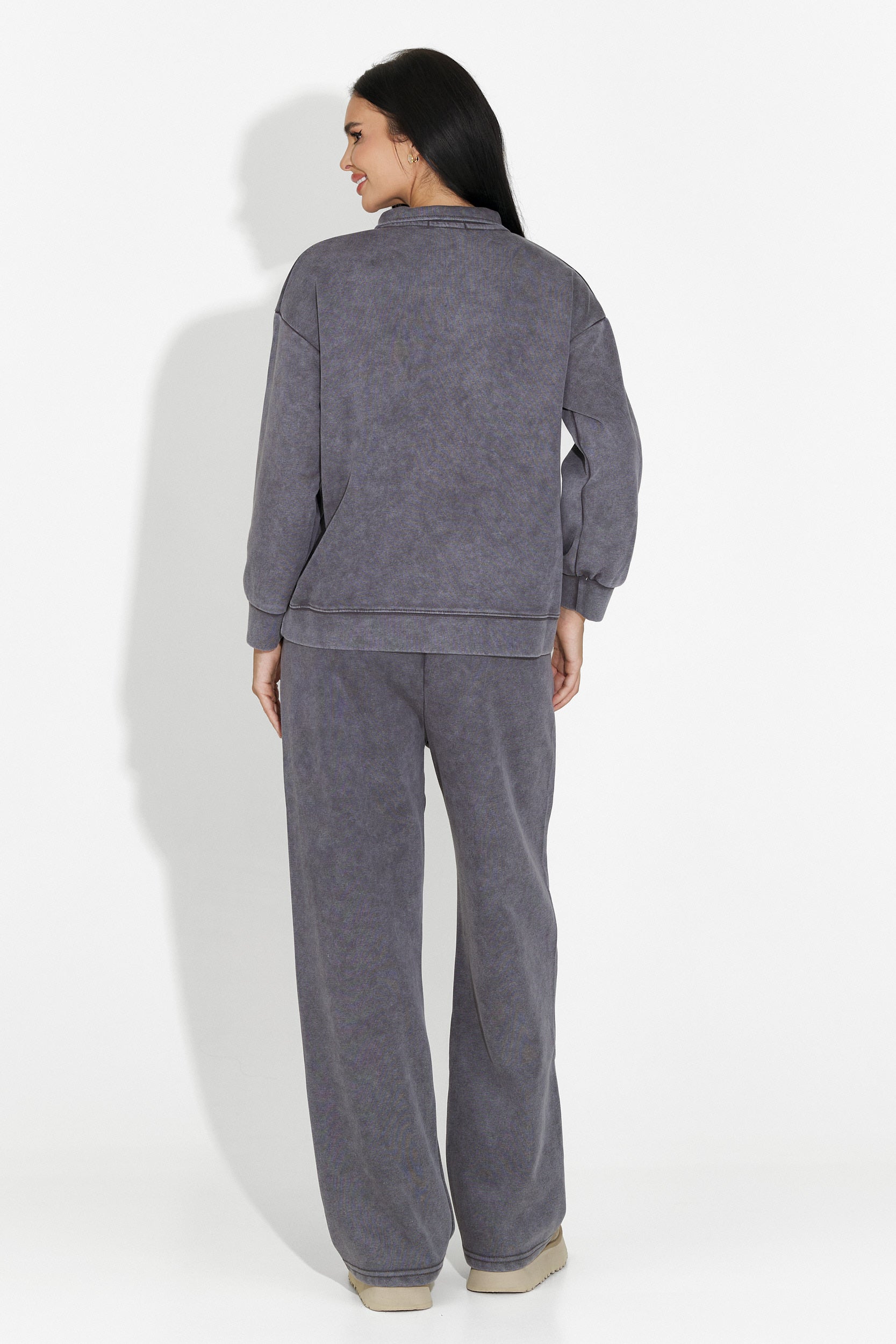 Γυναικείο casual γκρι σετ Dionea Bogas