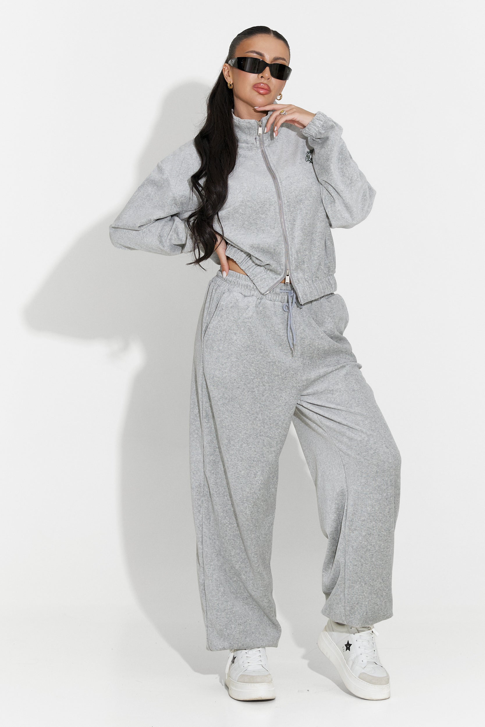 Eidena Bogas Casual Grigio Allenamento da Donna