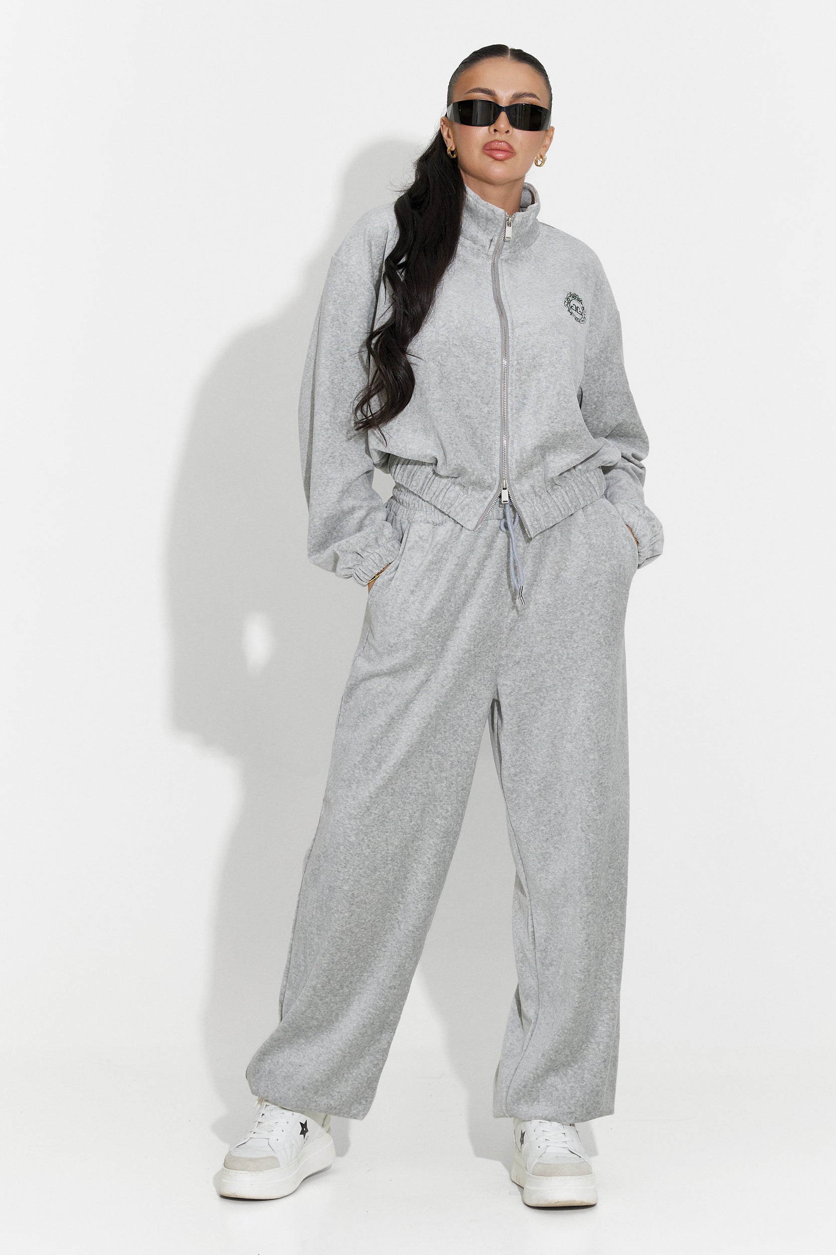 Eidena Bogas Casual Grigio Allenamento da Donna