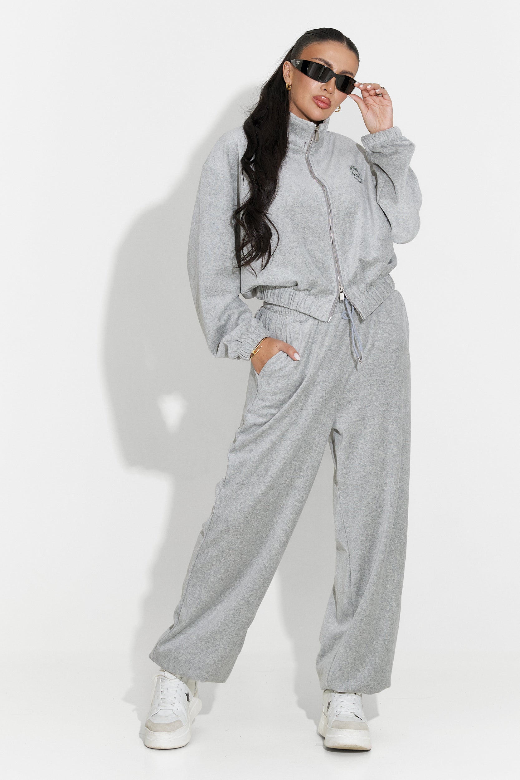 Eidena Bogas Casual Grigio Allenamento da Donna