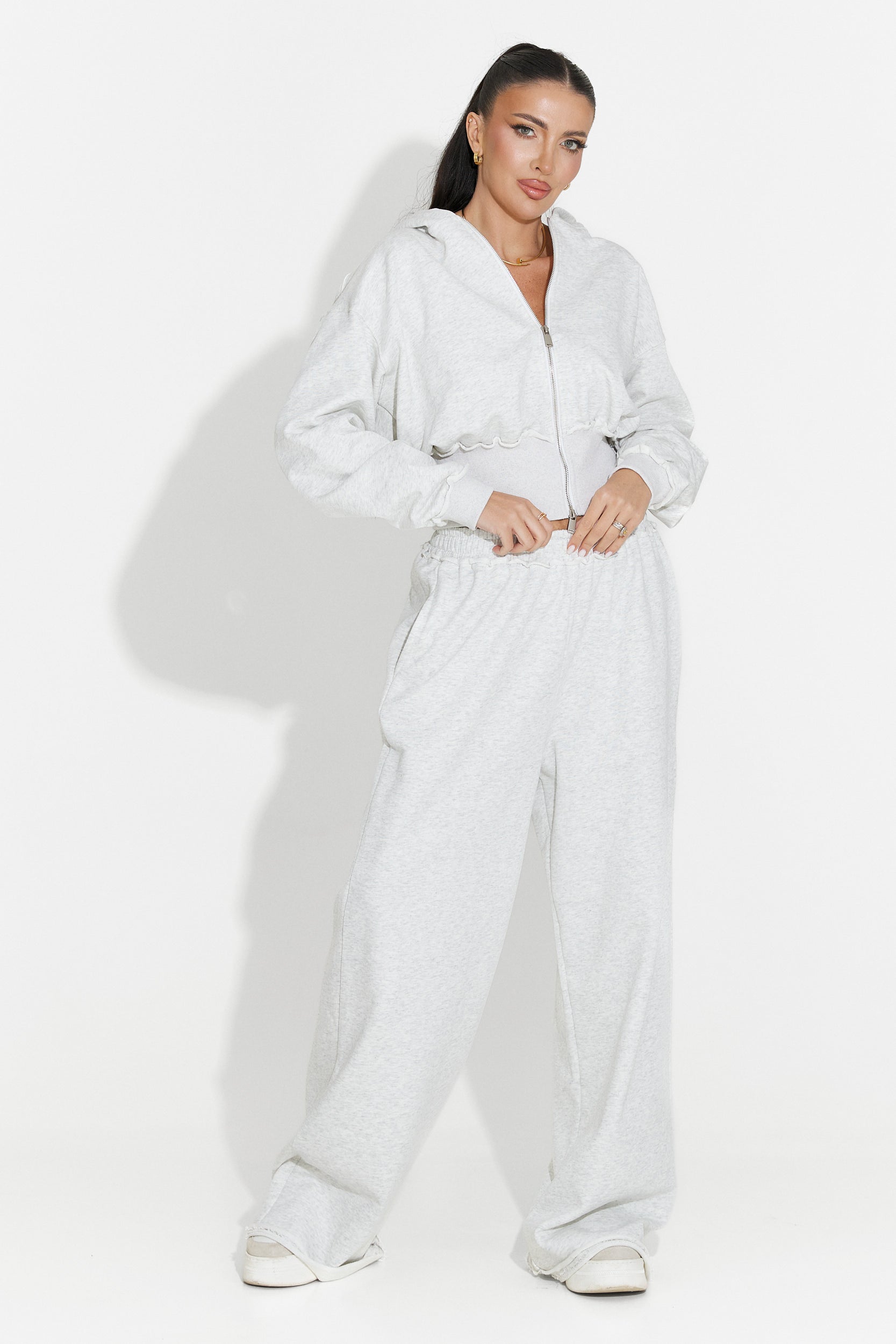 Grå casual damträningsdräkt Seloria Bogas