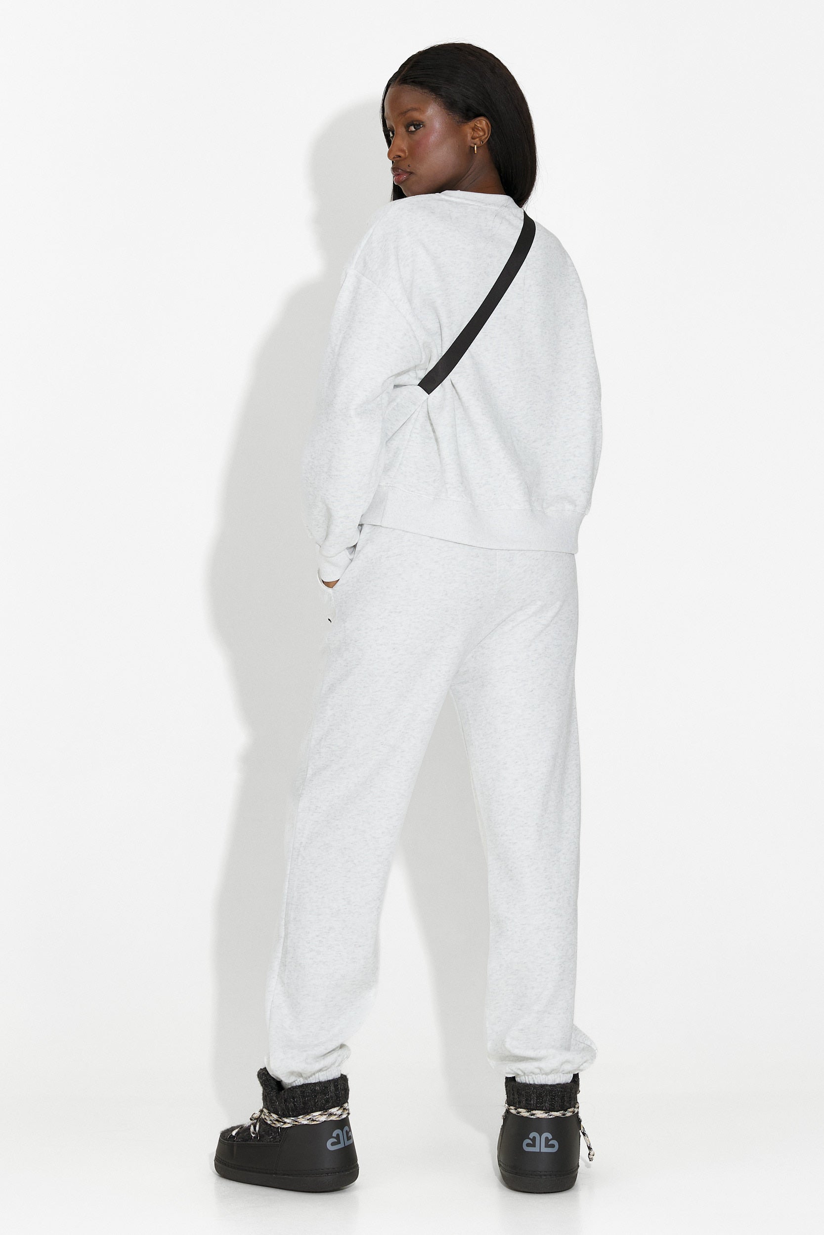 Dres damski casual szary Serelis Bogas