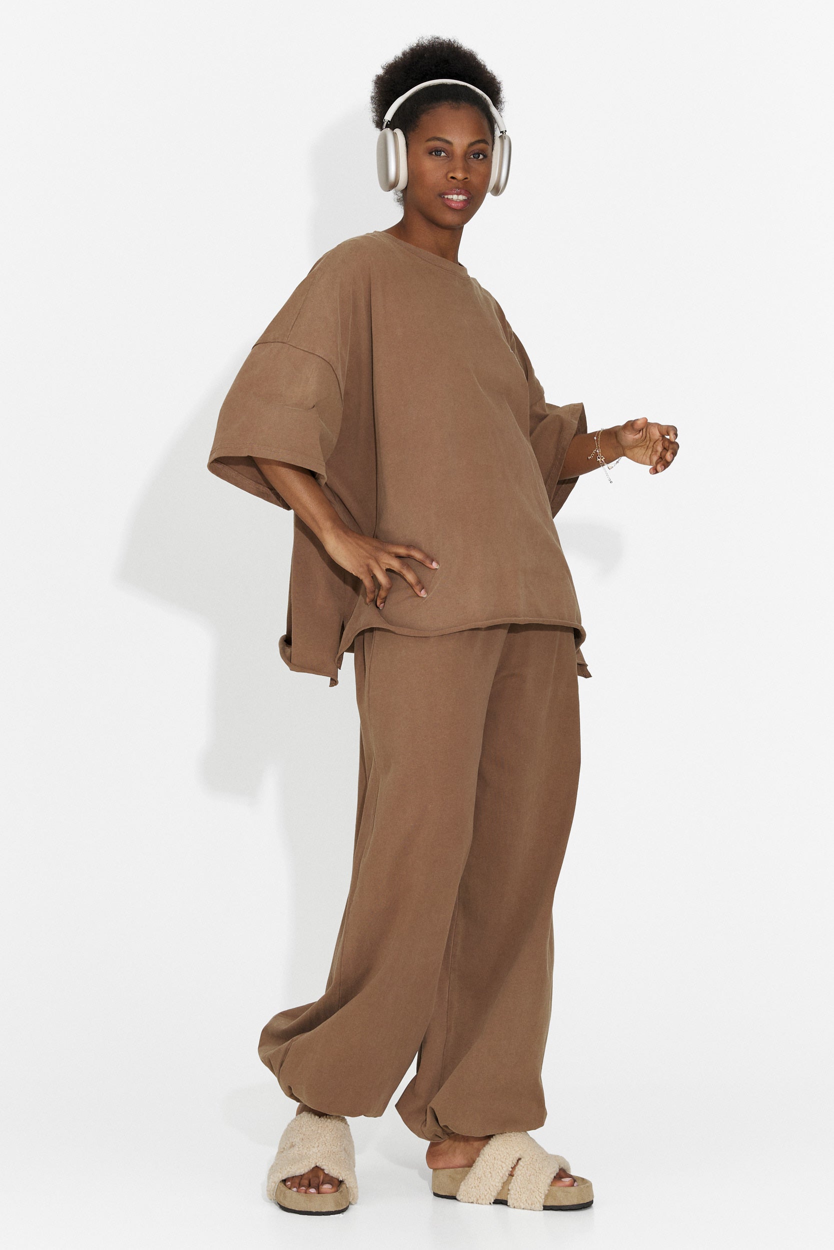 Edelweis Bogas Casual Brown Women's Training Suit