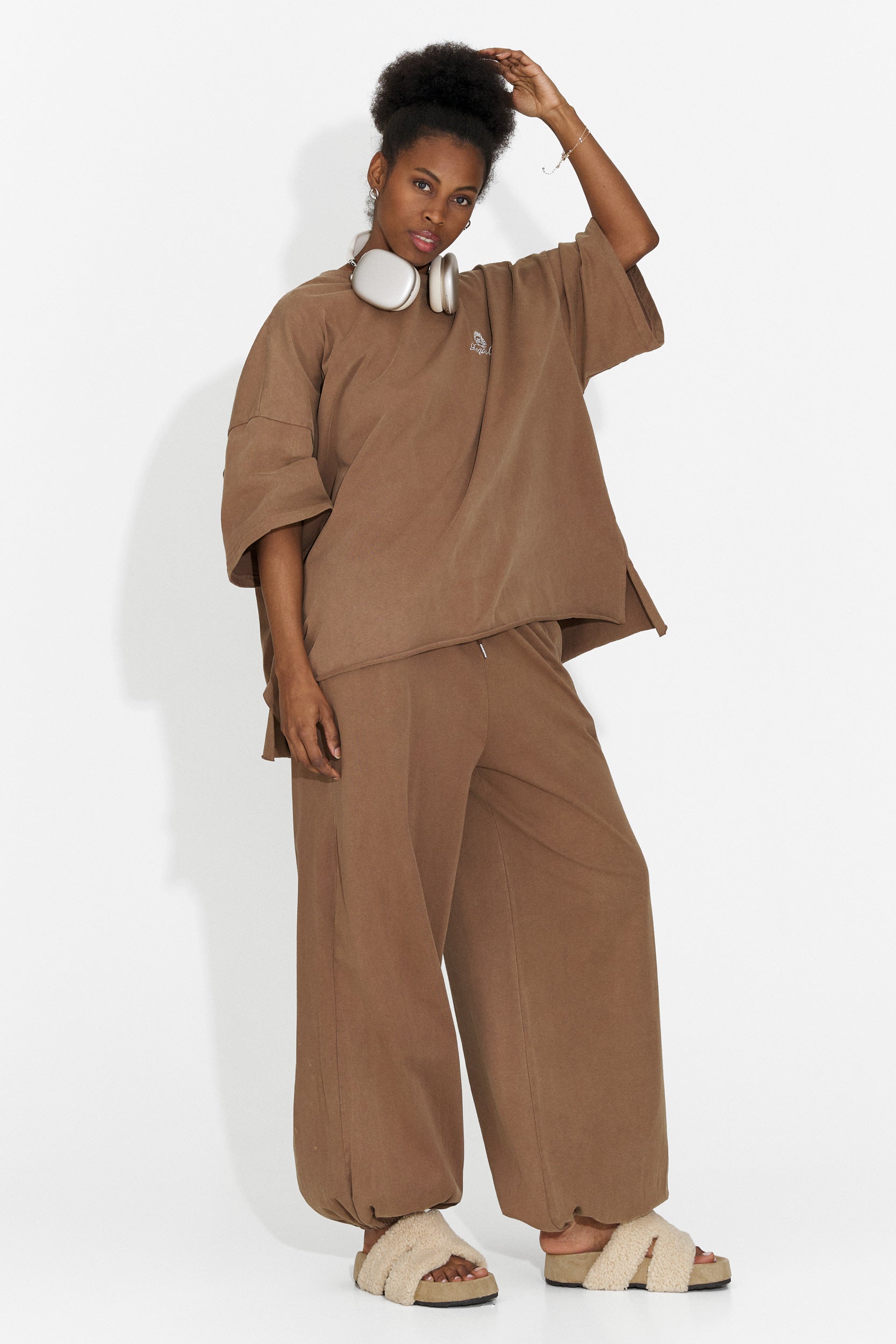 Edelweis Bogas Casual Brown Women's Training Suit