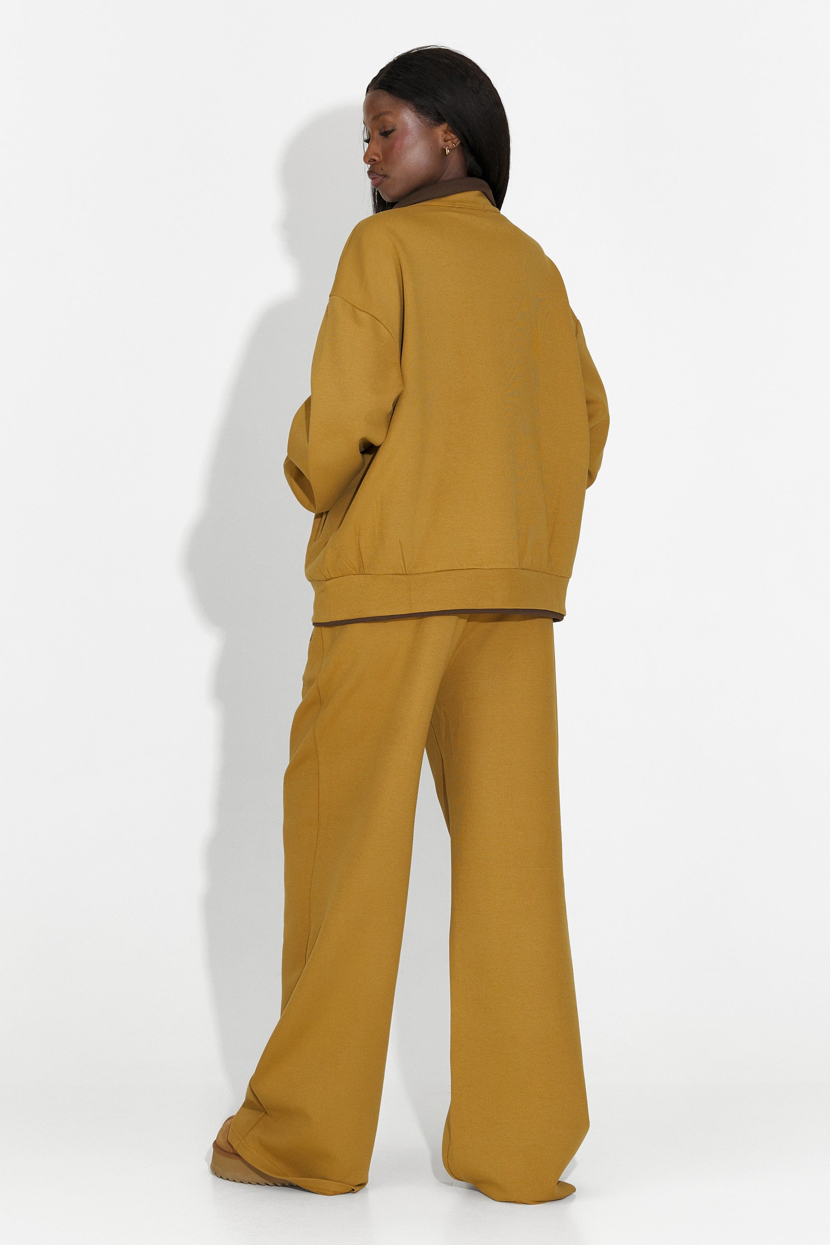 Dres damski casual brązowy Lysara Bogas