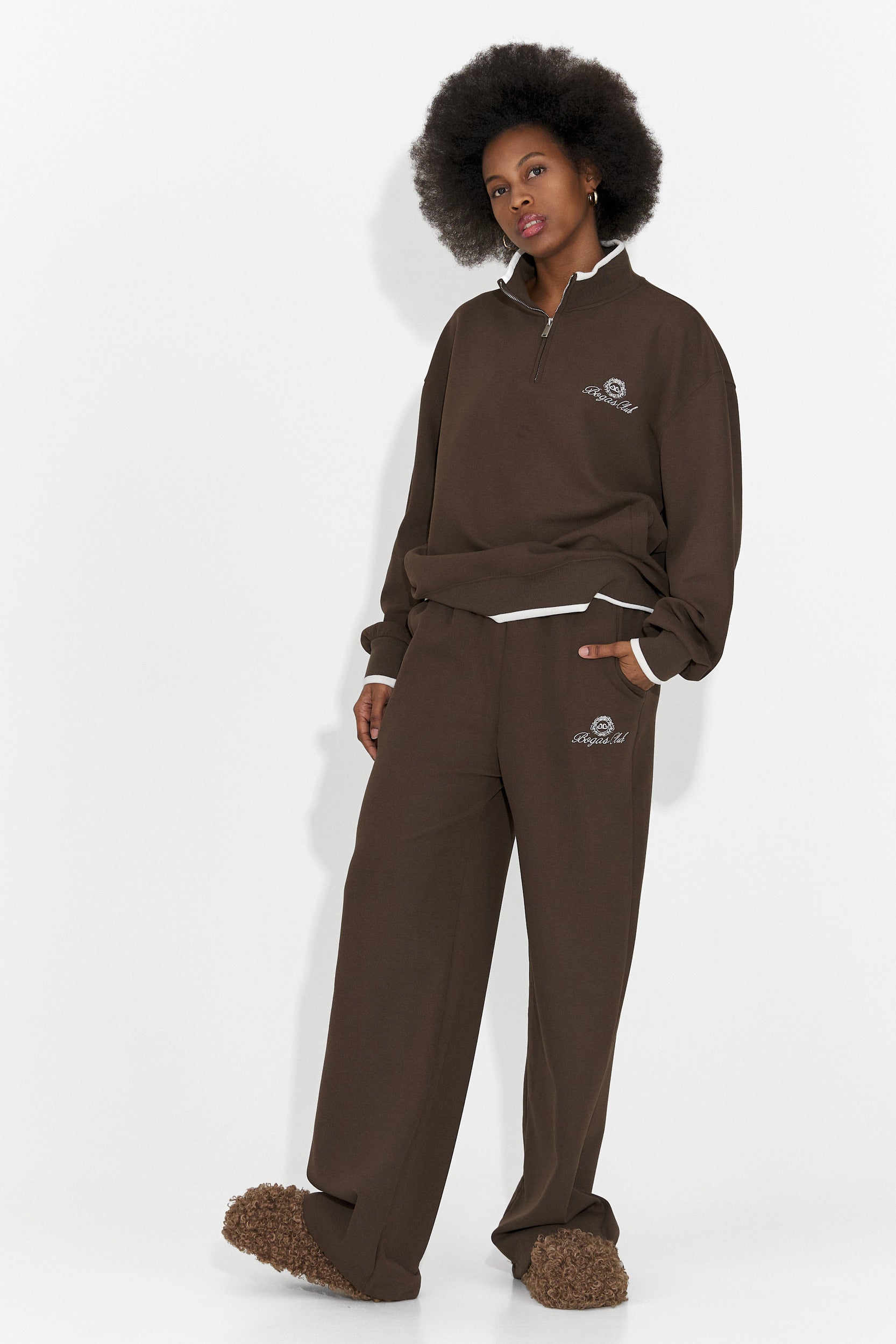 Vilma Bogas Casual Brown Women's Training