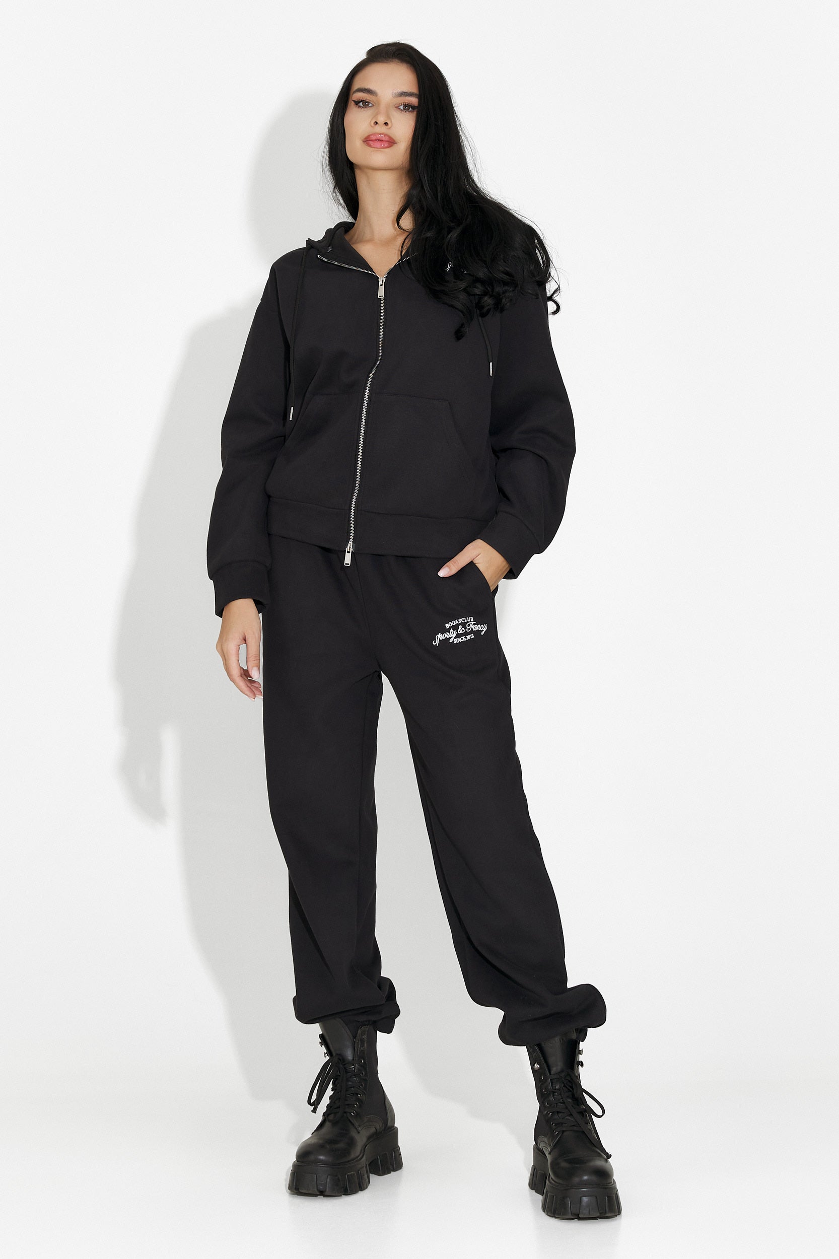 Favora Bogas Casual Black Women's Training Suit