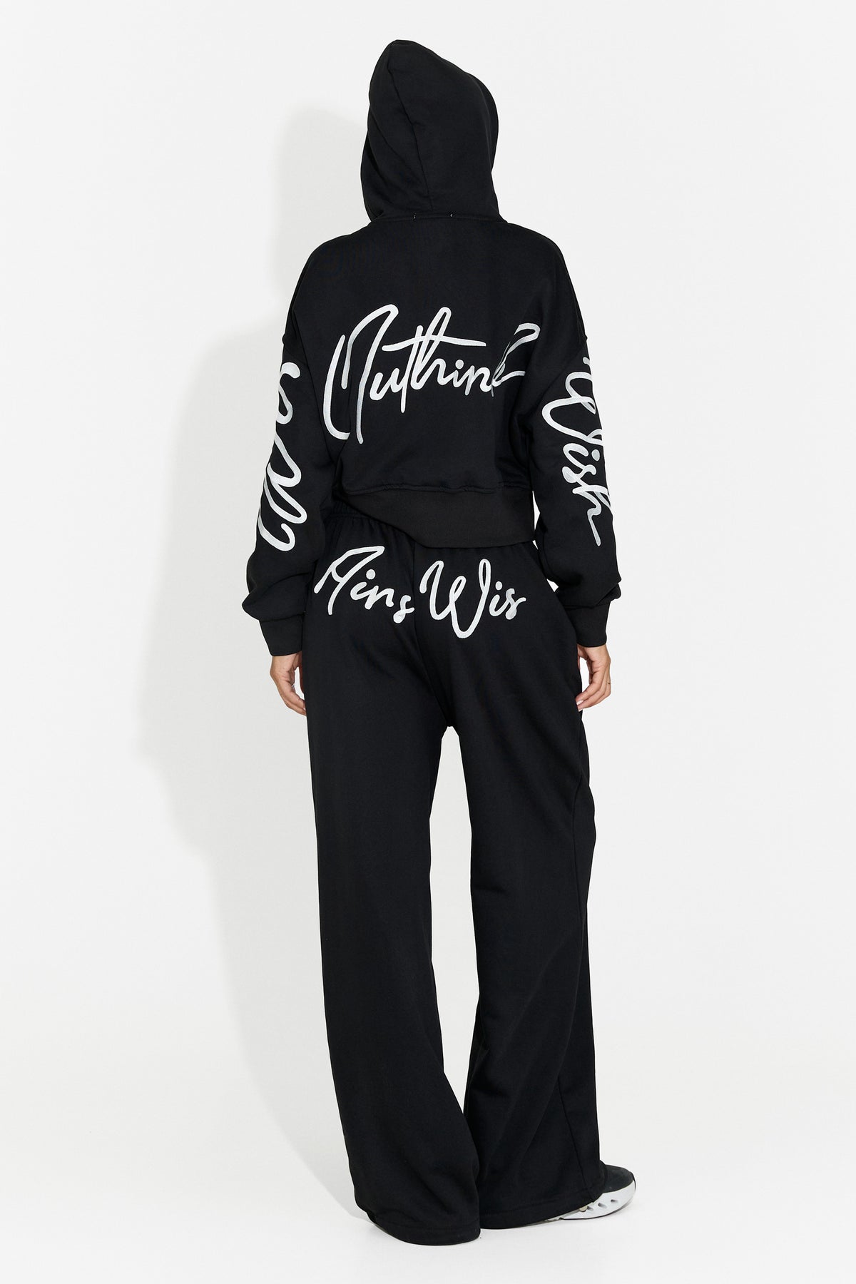 Women's casual black tracksuit Jaliraeria Bogas