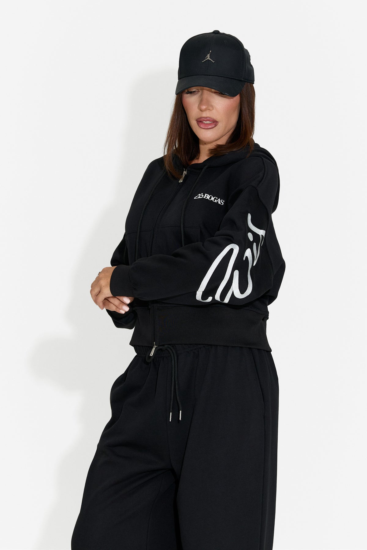 Chándal de mujer casual negro Jaliraeria Bogas