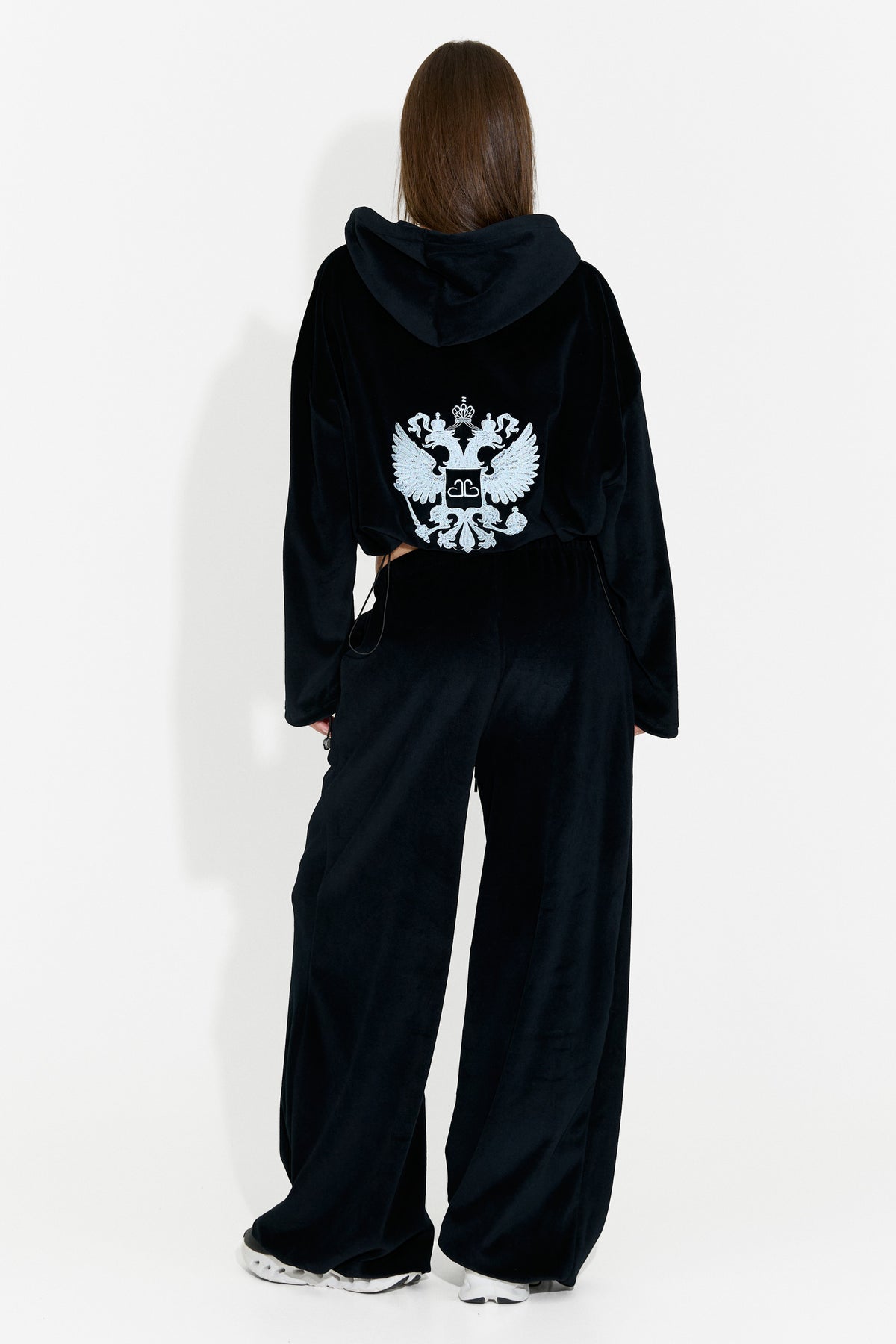 Damen-Casual-Trainingsanzug schwarz Scoleaesia Bogas
