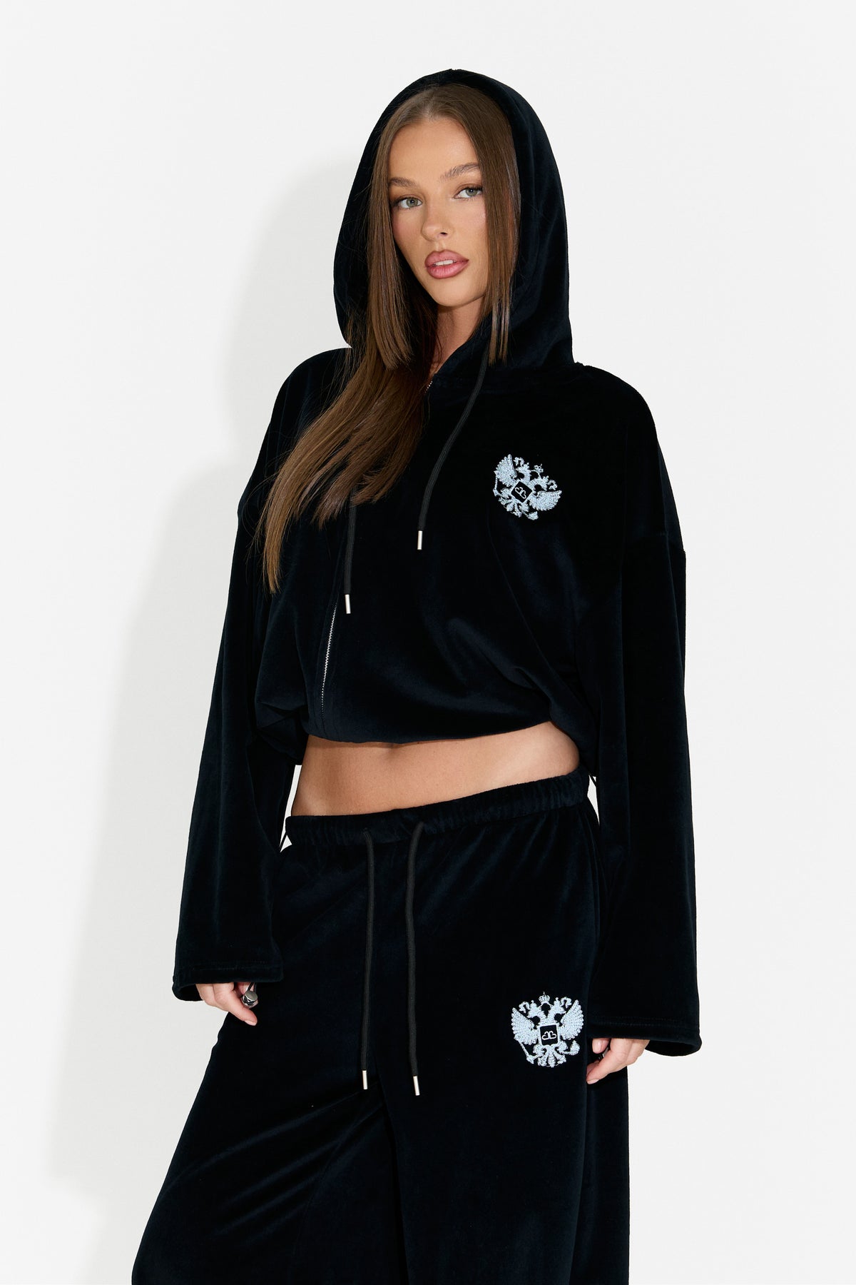 Women's casual black tracksuit Scoleaesia Bogas