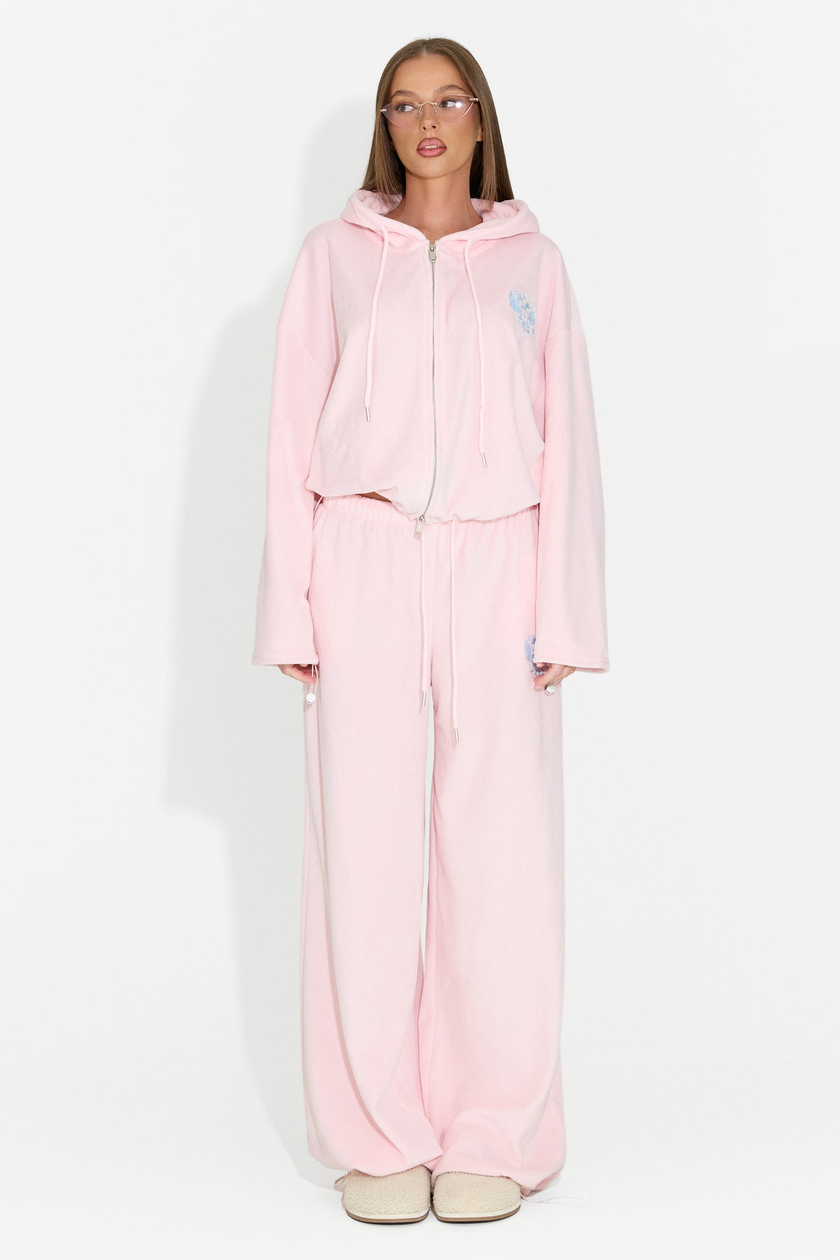 Damen-Casual-Trainingsanzug rosa Scoleaesia Bogas