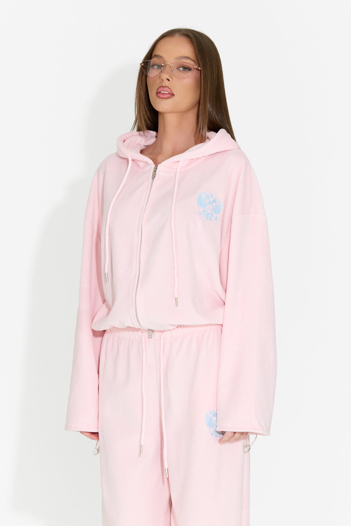 Damen-Casual-Trainingsanzug rosa Scoleaesia Bogas