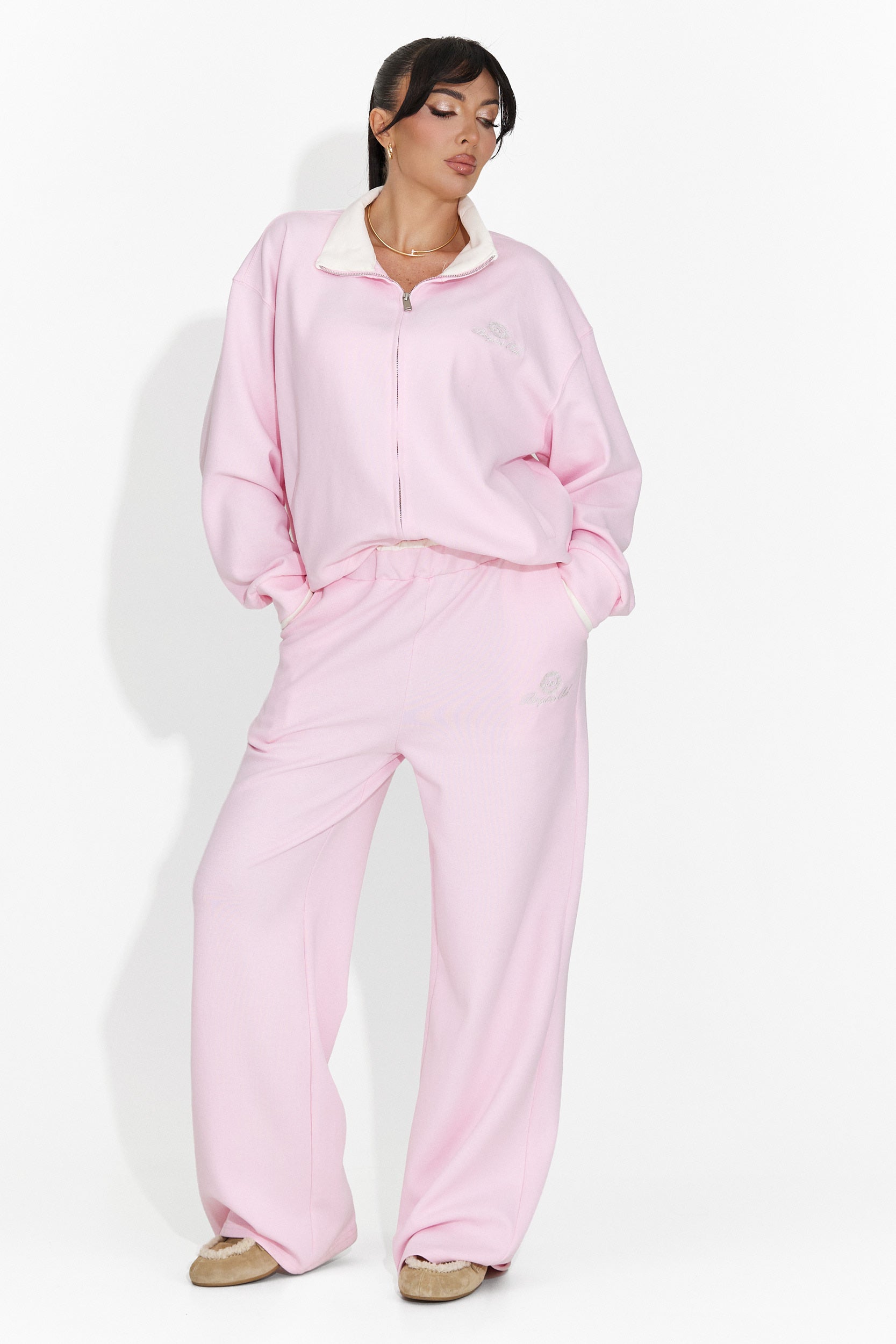 Damen-Freizeitanzug rosa Lysara Bogas