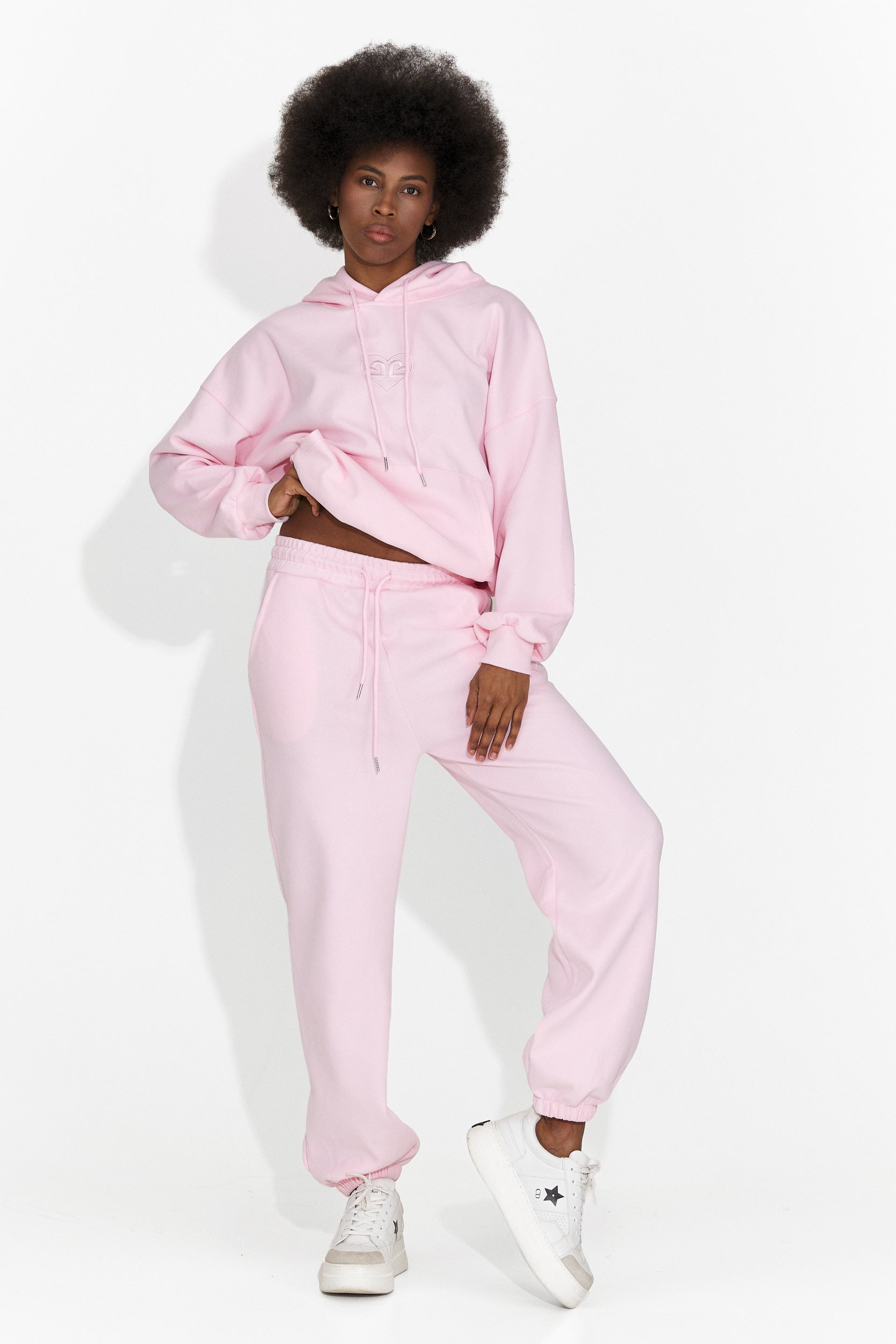 Women's casual pink tracksuit Medania Bogas