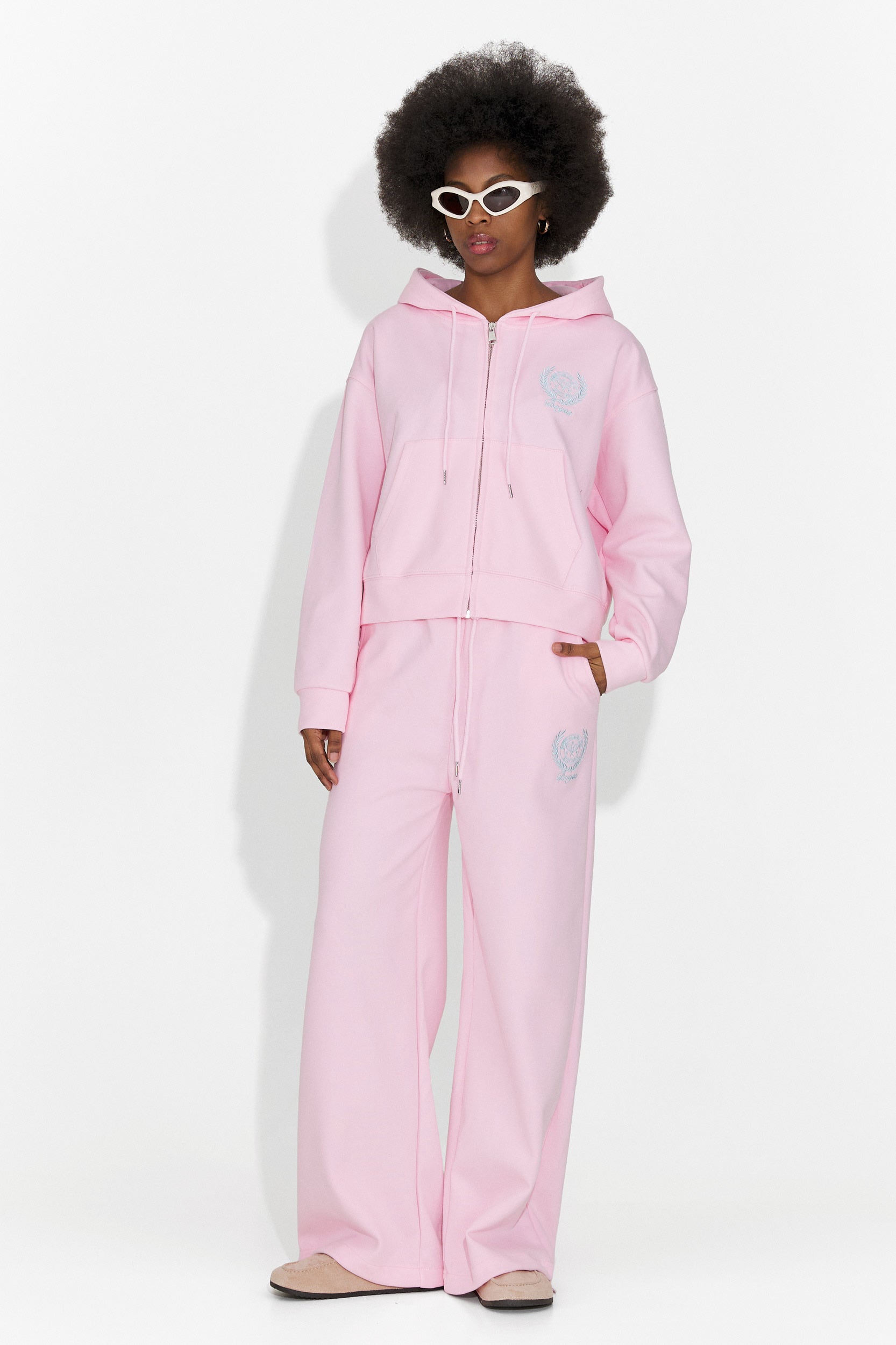 Women's casual pink tracksuit Sumiko Bogas