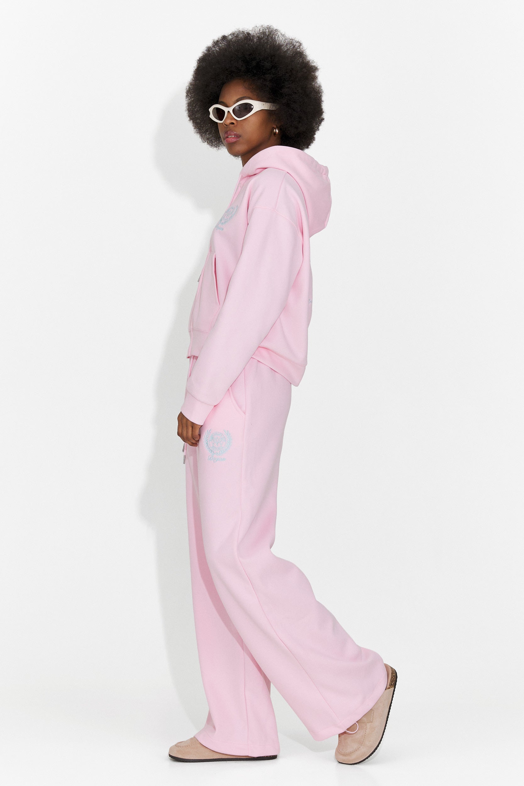 Przypadkowe Różowe Damskie Treningi Sumiko Bogas