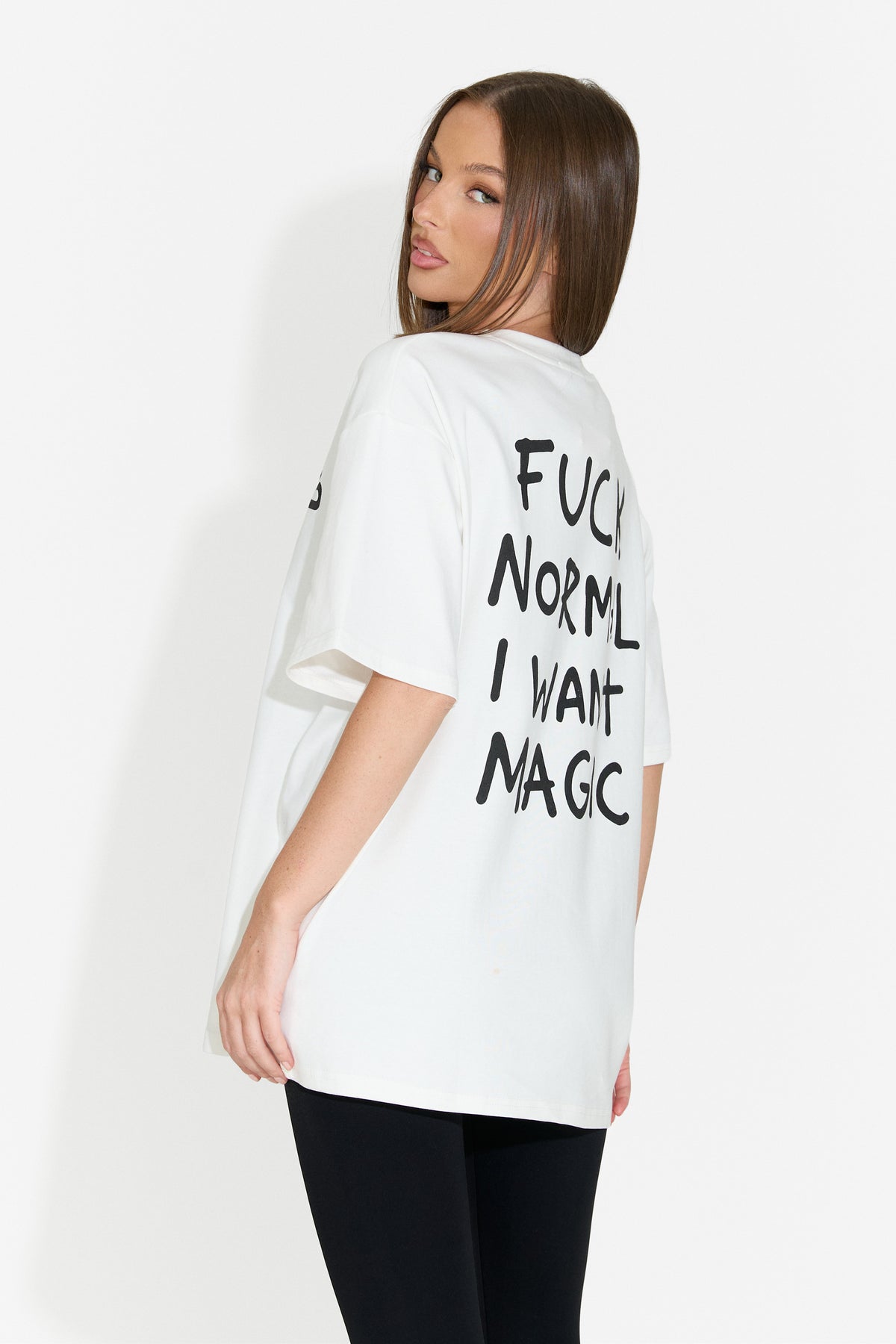 Women's casual white T-shirt Andrena Bogas
