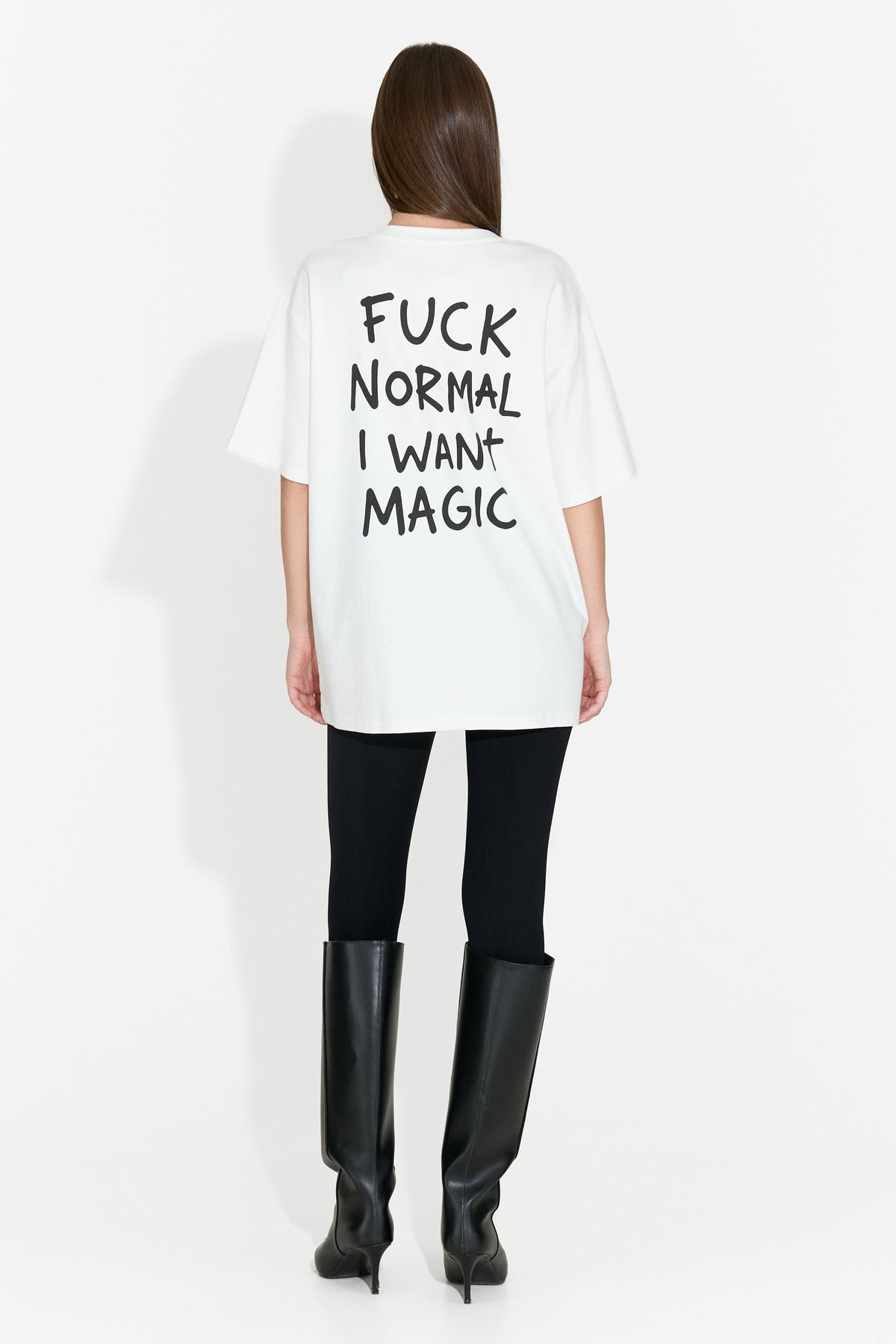 Camiseta informal de mujer blanca Andrena Bogas