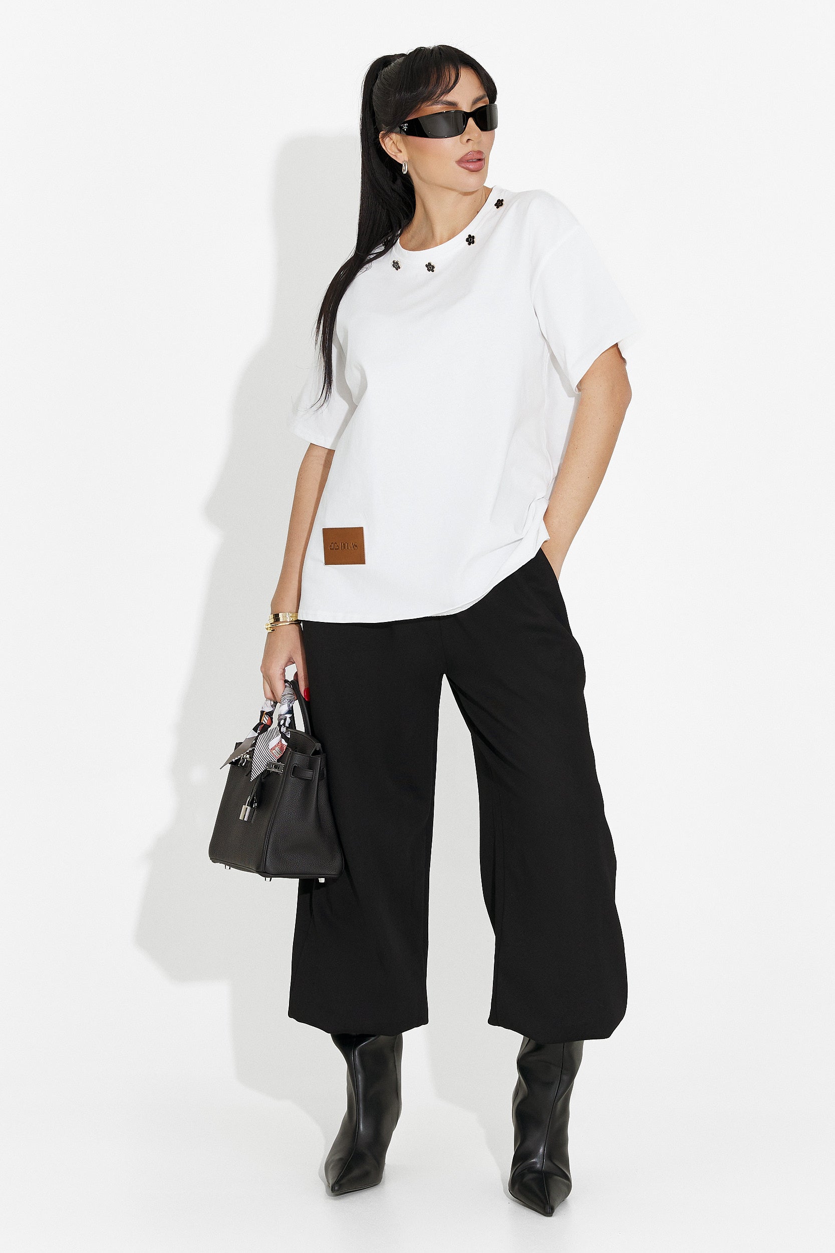 Damen T-Shirt lässig weiß Arilea Bogas