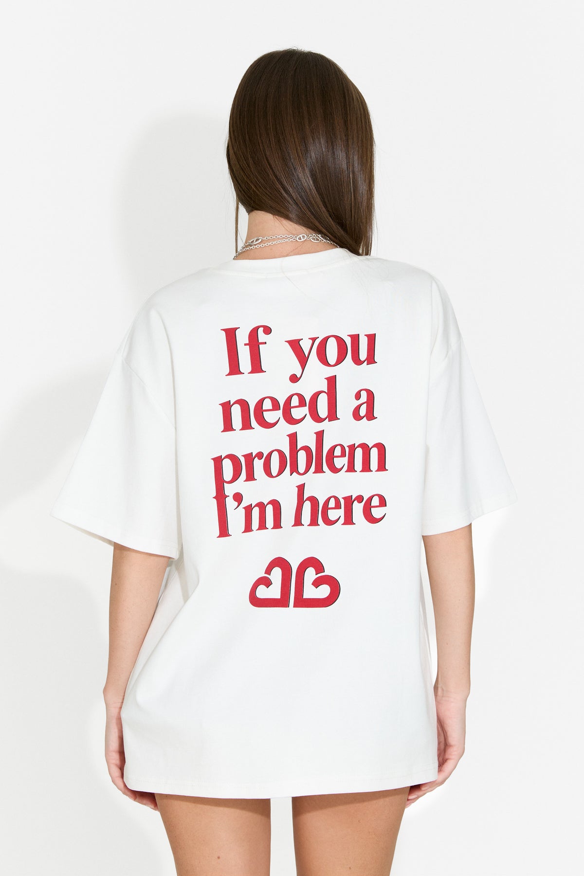 Women's casual white T-shirt Boniva Bogas