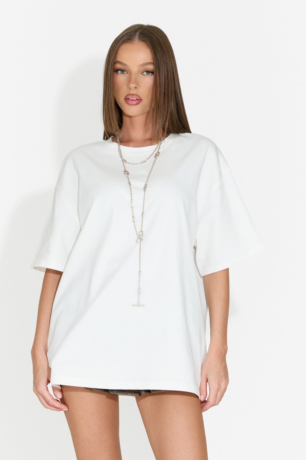 Camiseta informal de mujer blanca Boniva Bogas