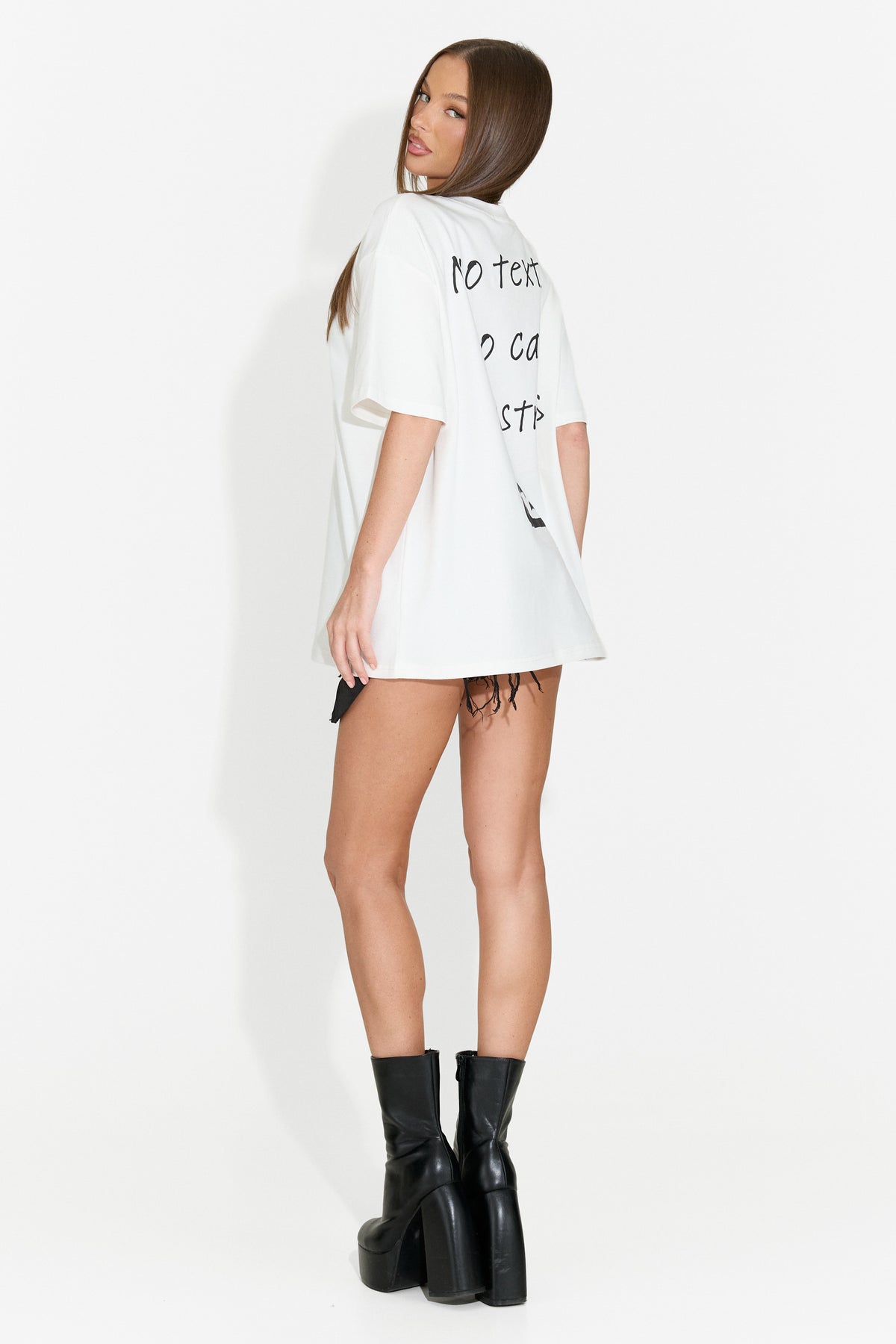 Damen-Casual-T-Shirt weiß Foreloin Bogas