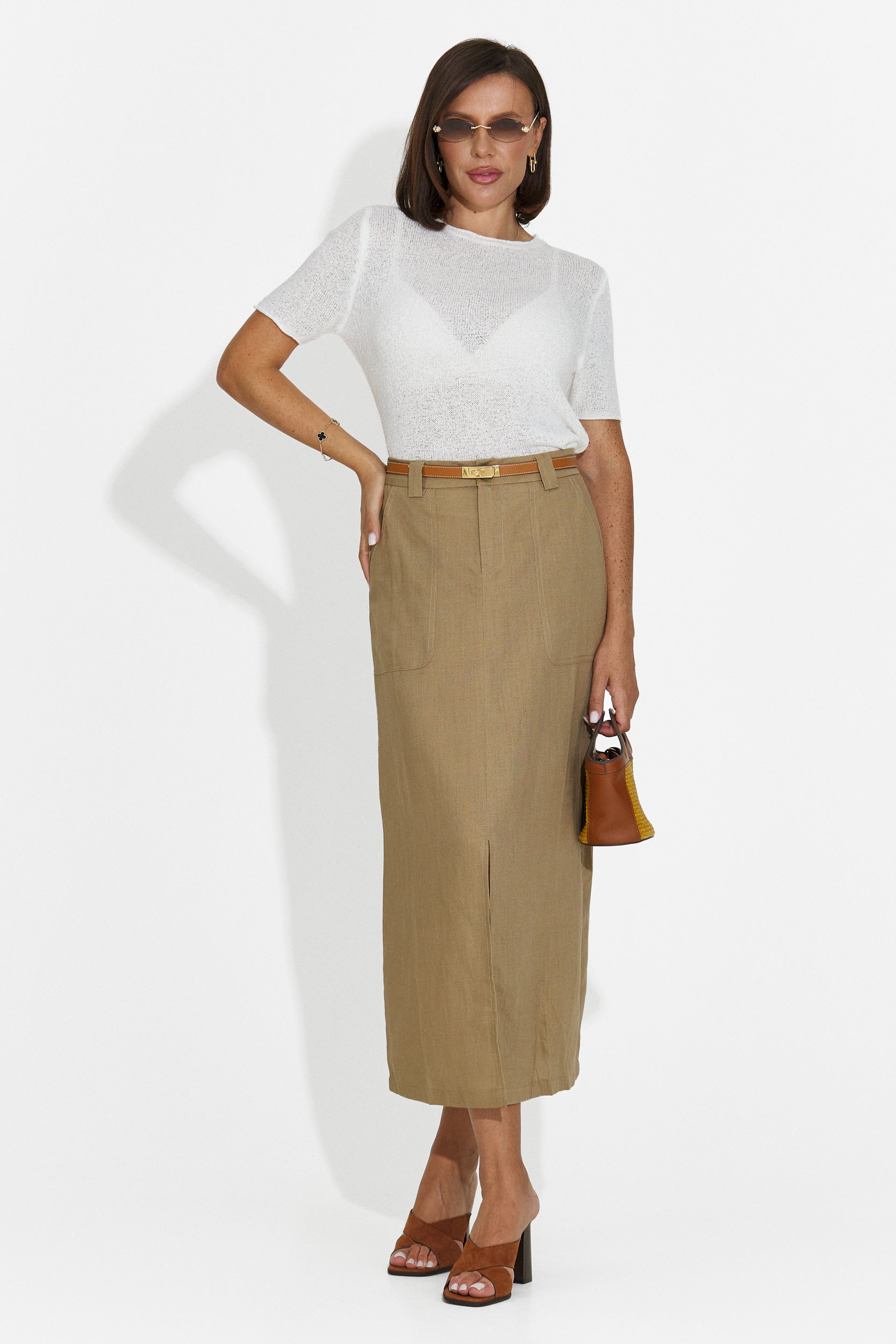 Women's casual white t-shirt Pilaria Bogas