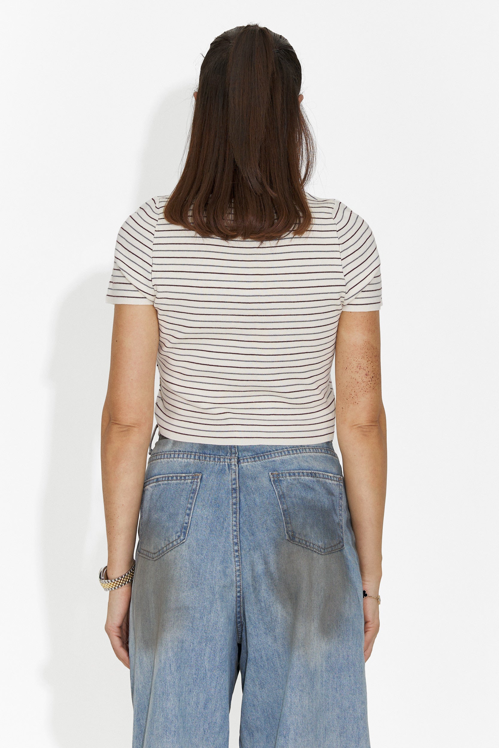 Casual beige ladies T-shirt Hainie Bogas