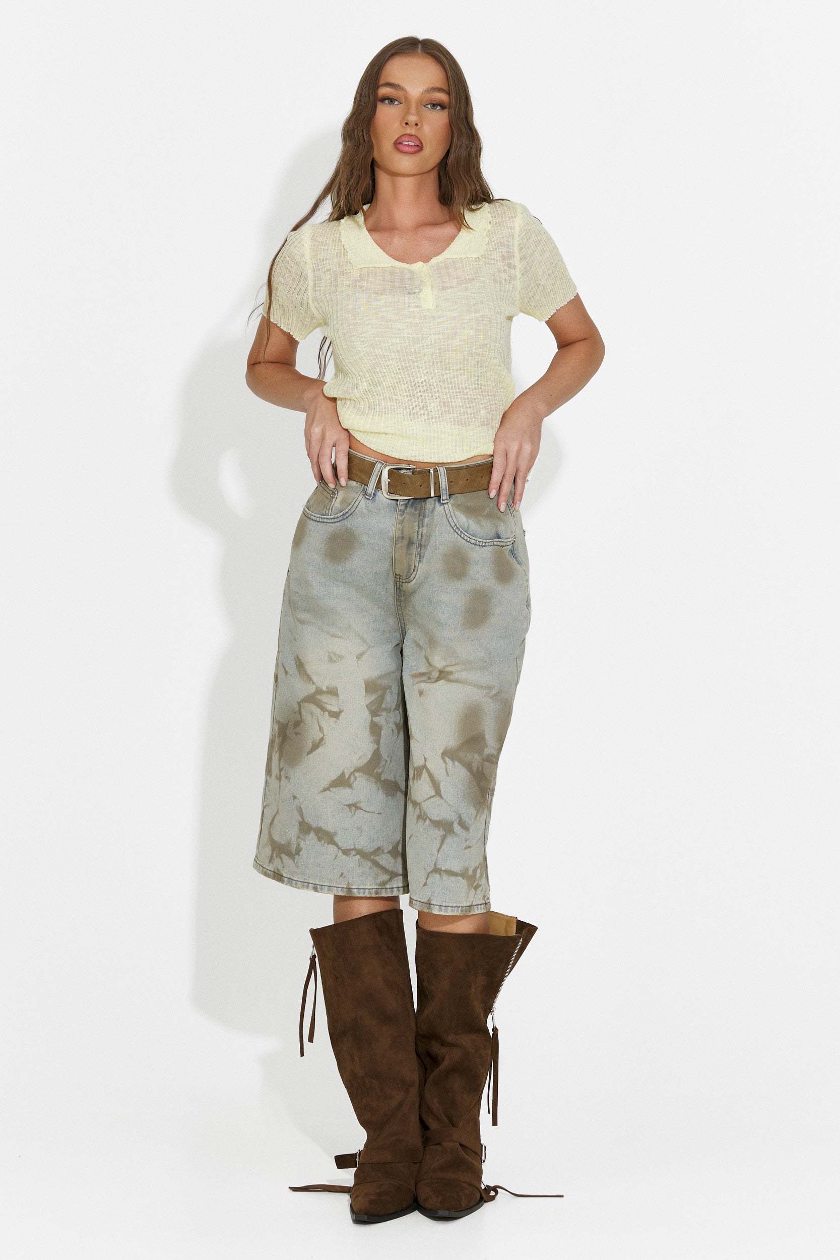 Women's casual yellow t-shirt Cecinia Bogas