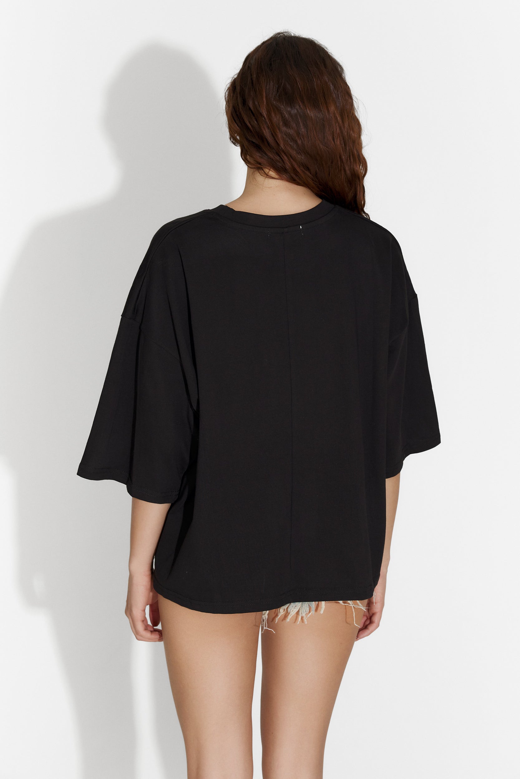 Maglietta casual nera da donna Philip Bogas