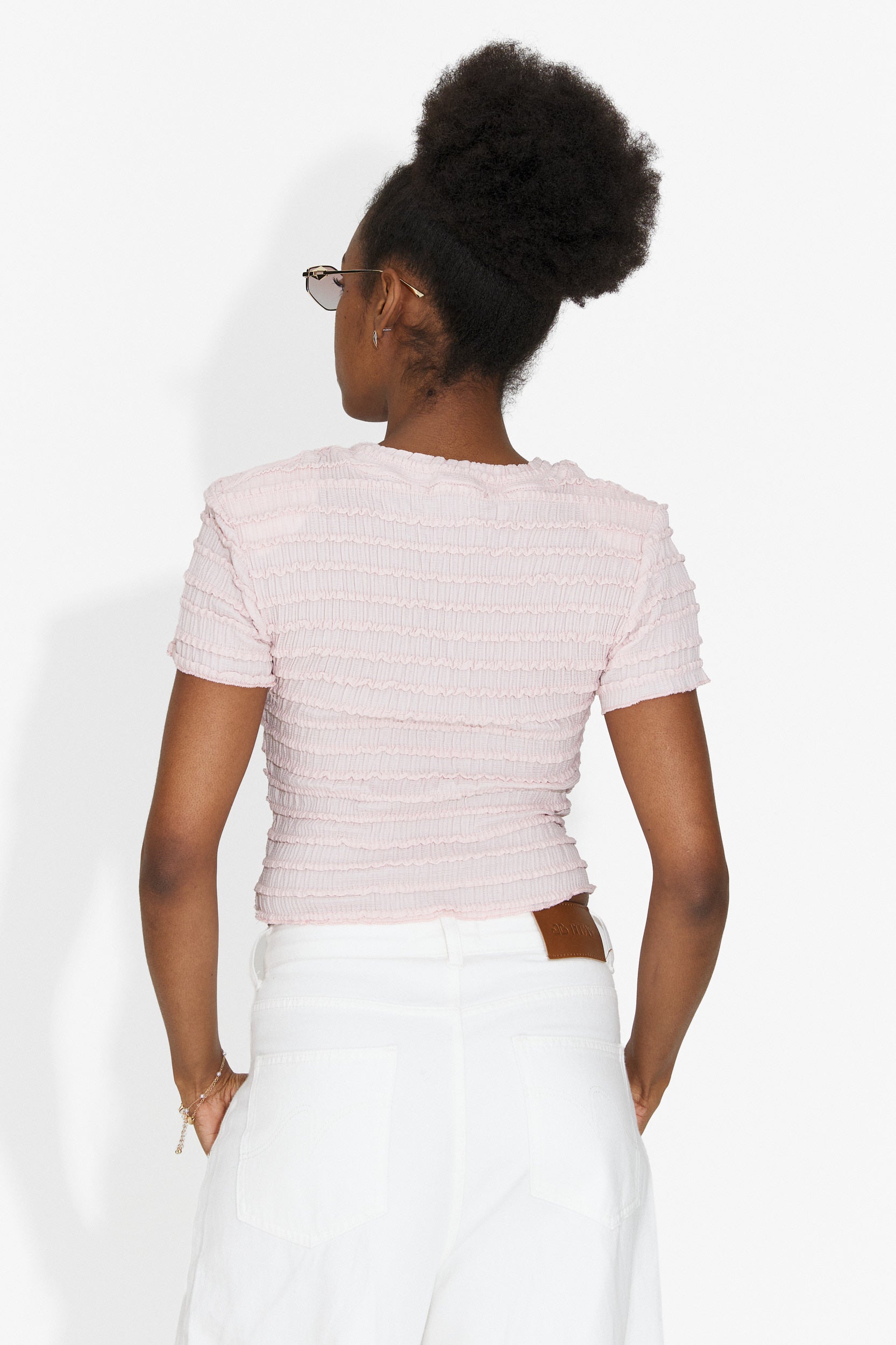 T-shirt Rose Décontracté pour Dames de Versala Bogas