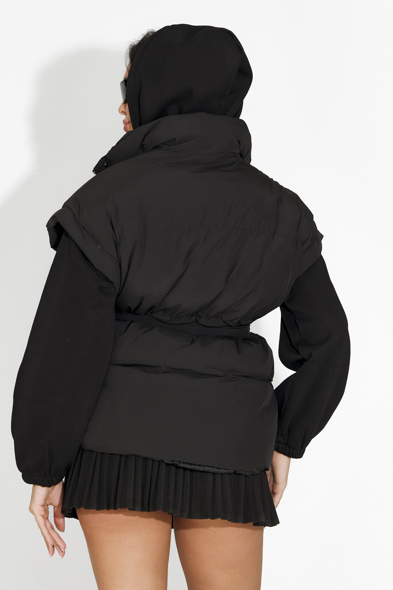 Kamizelka damska casual czarna Denoria Bogas