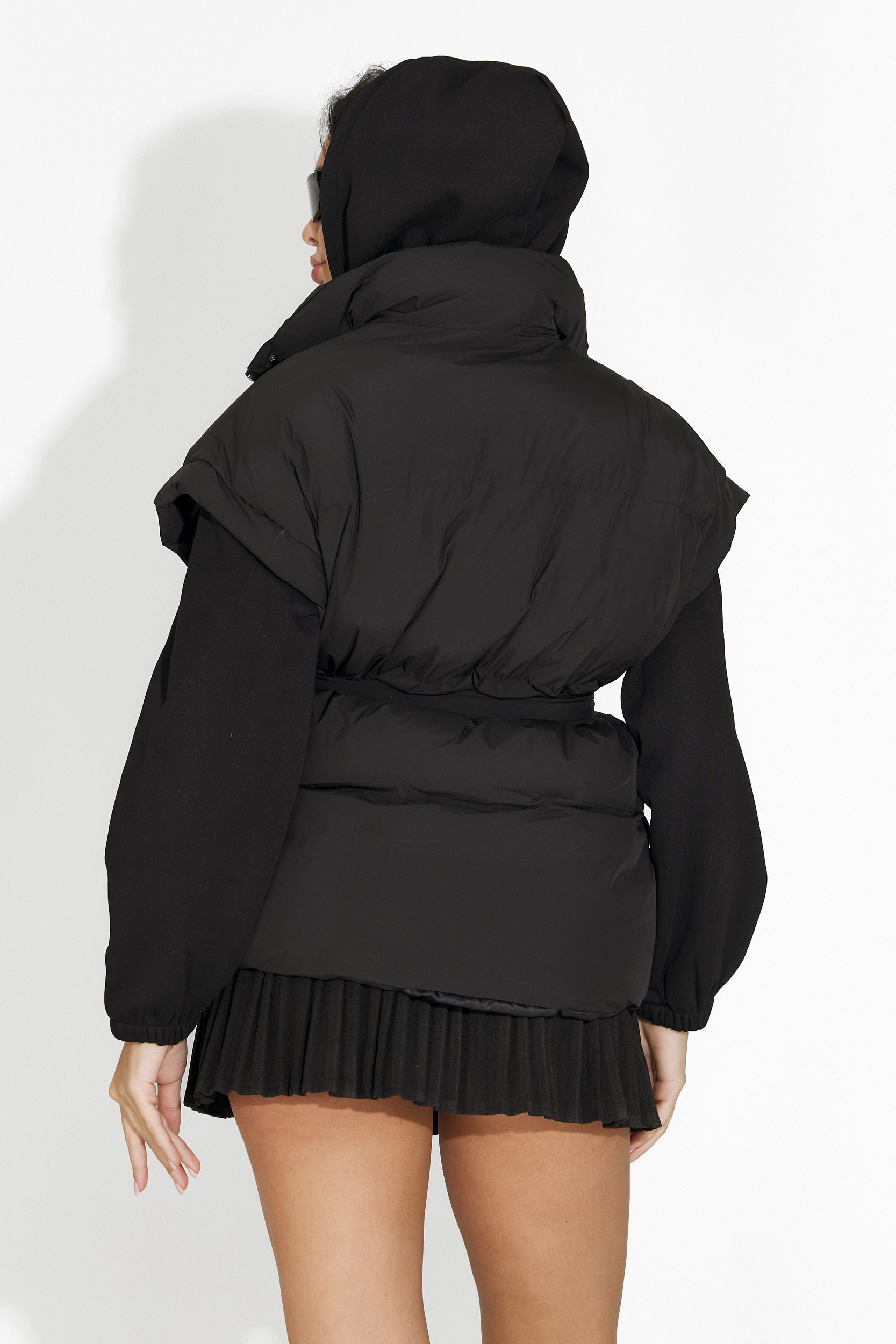 Kamizelka damska casual czarna Denoria Bogas