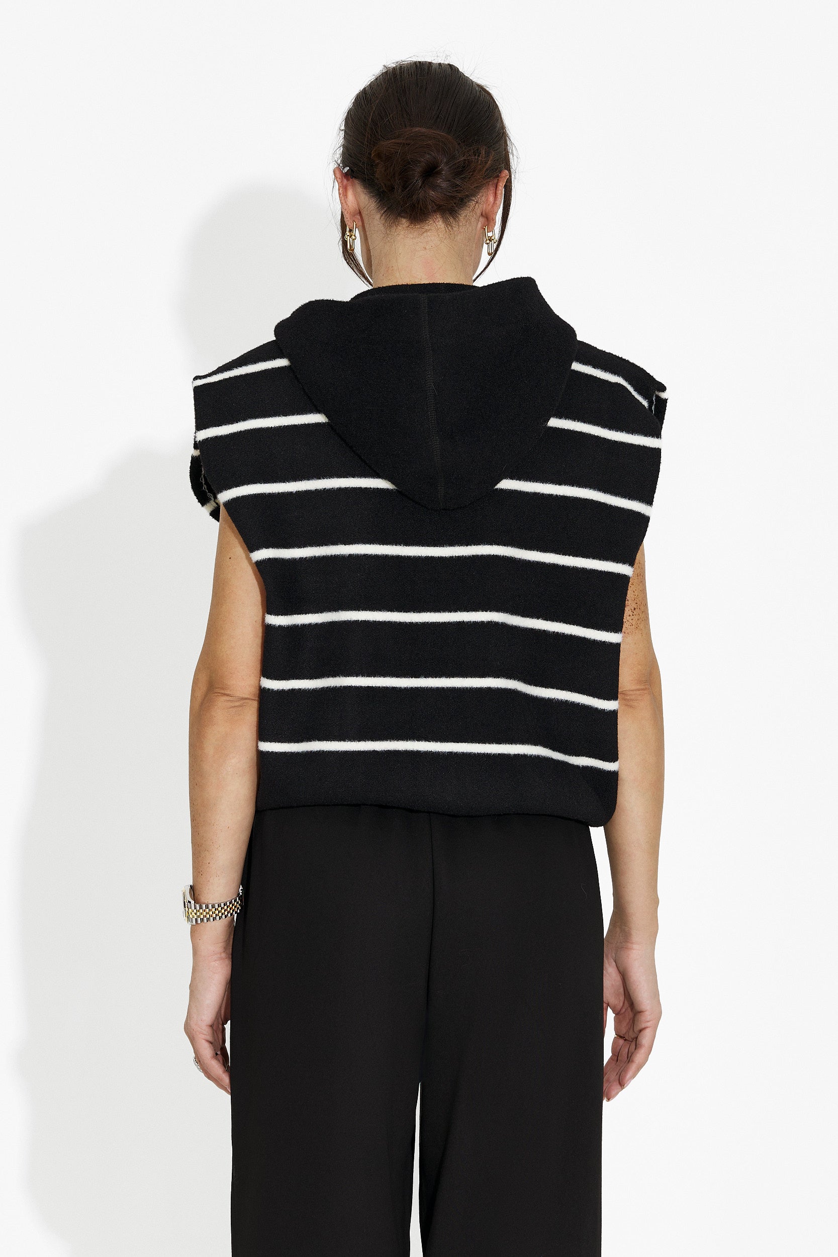 Svart casual damväst Odeisa Bogas