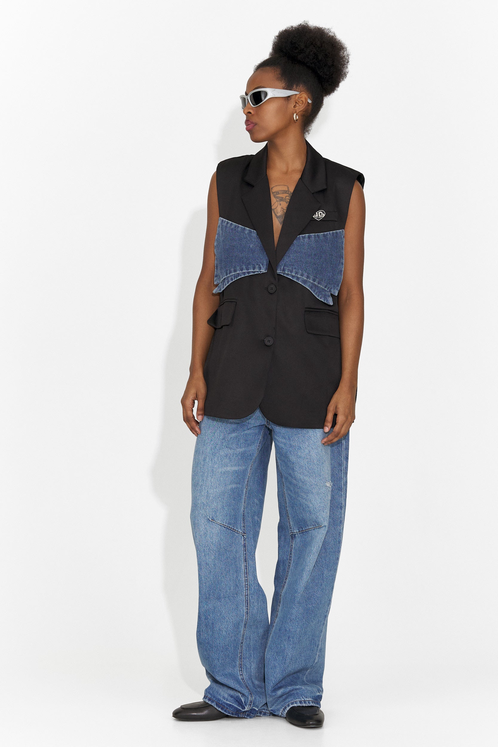 Petria Bogas Black Casual Ladies Jacket