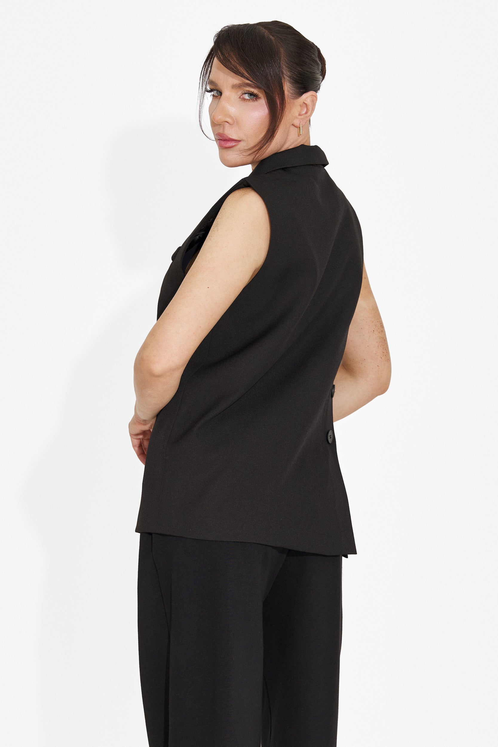 Ciela Bogas Elegantna Črna Damska Jopica