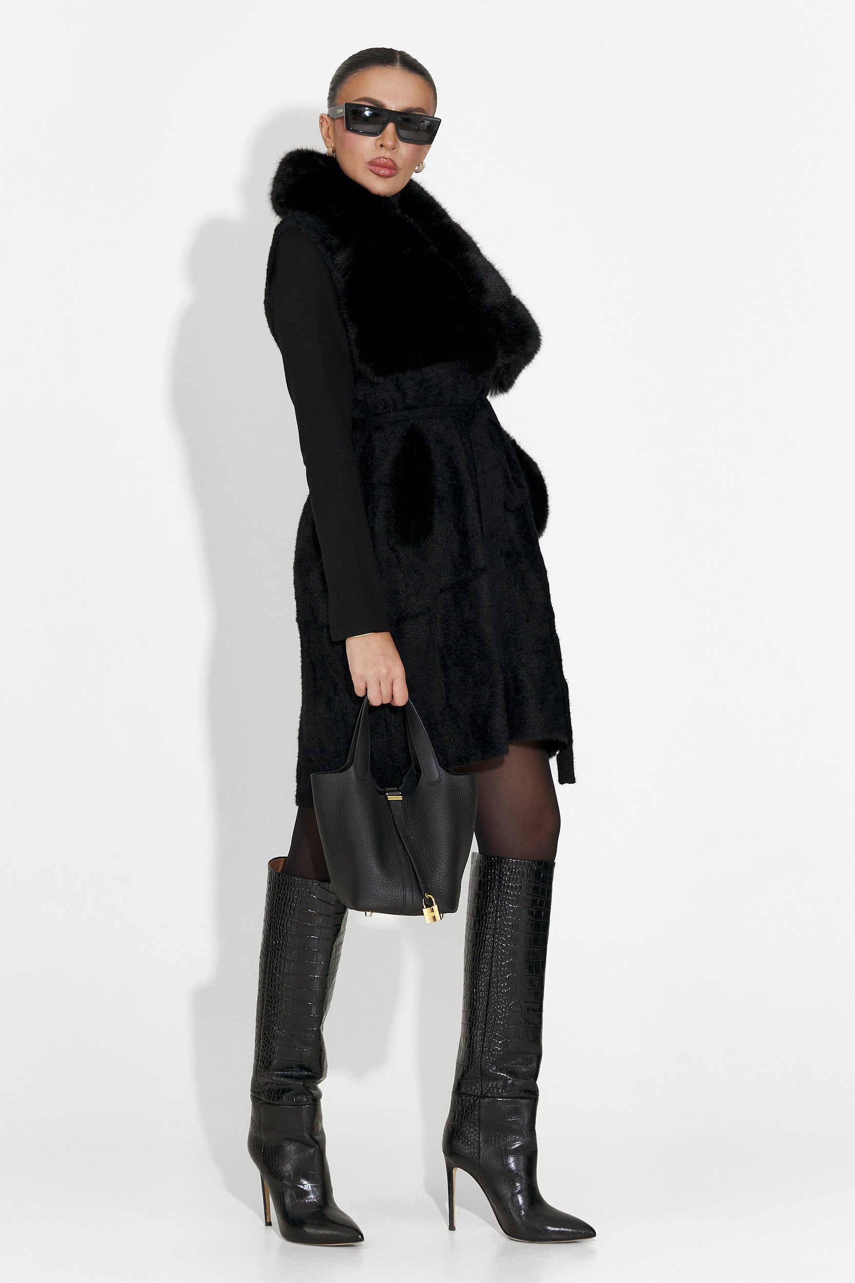 Γυναικείο γιλέκο μαύρο Cloria Bogas