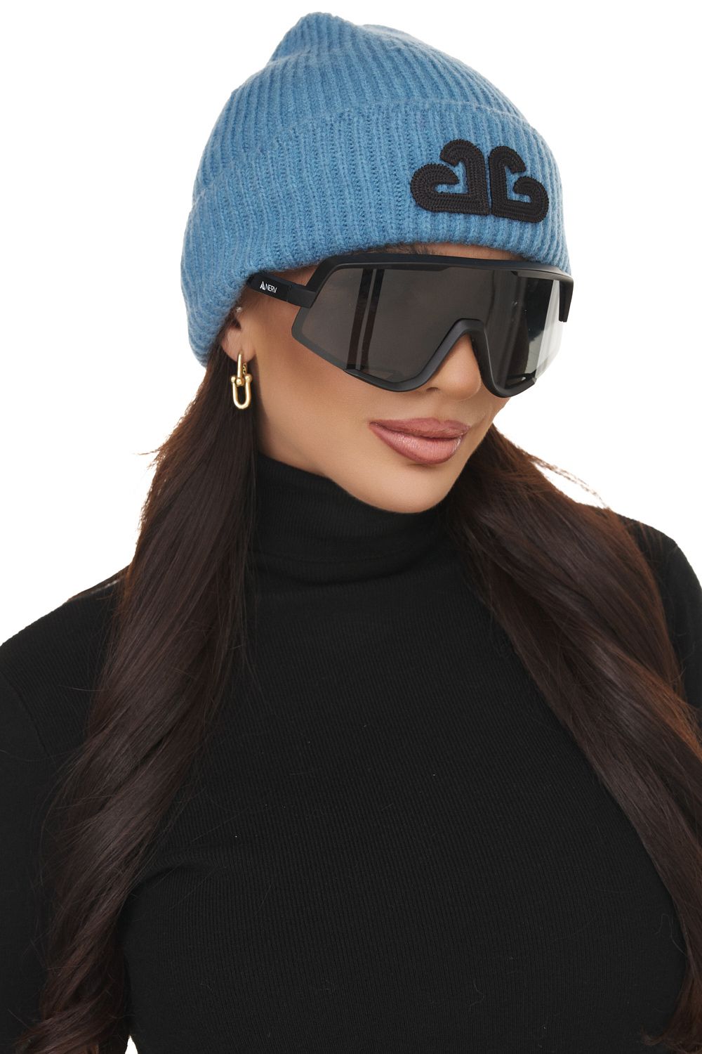 Tesa Bogas Blue Knit Ladies' Hat