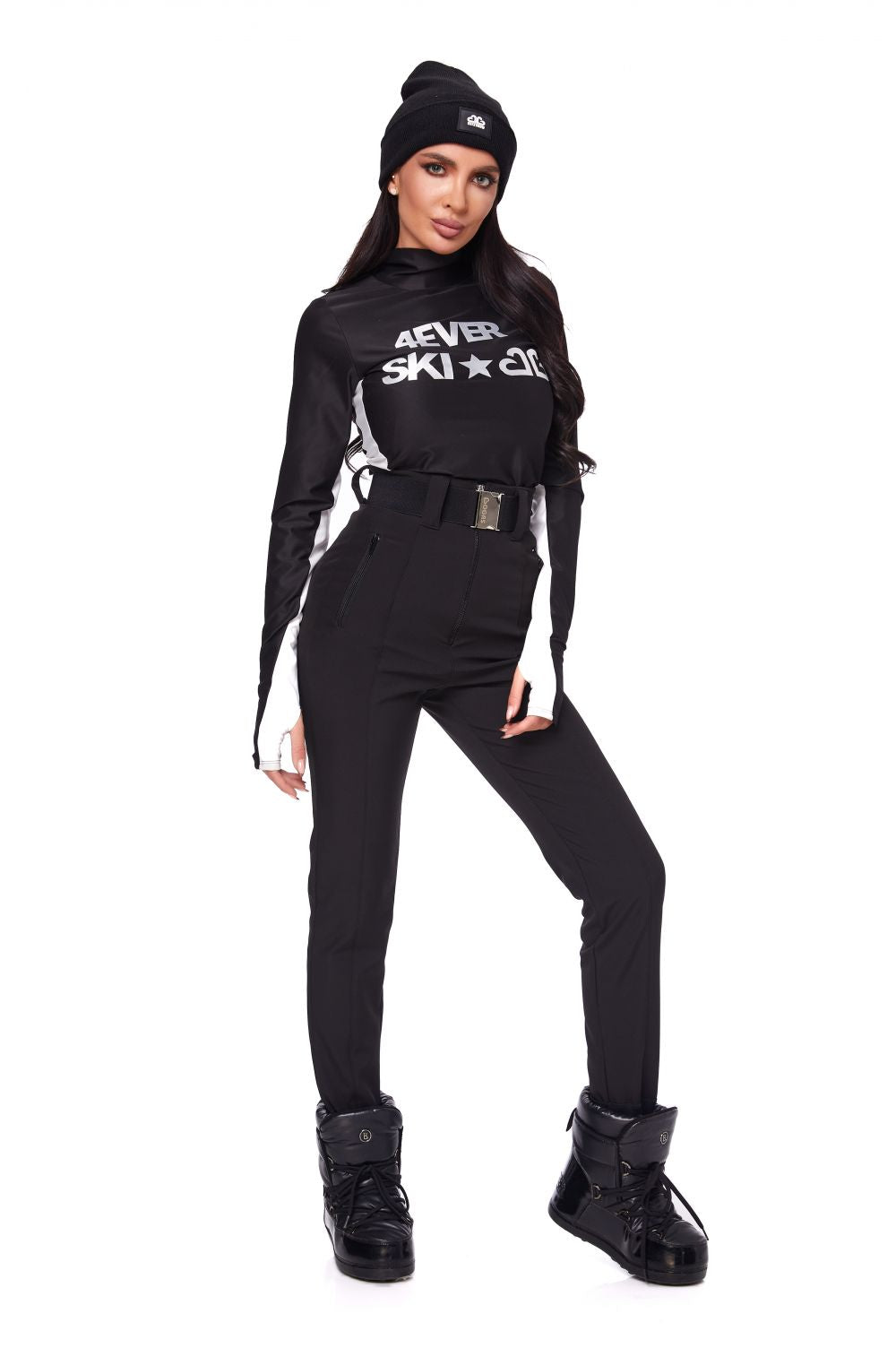 Fabbri Bogas Black Ski Pants for Women