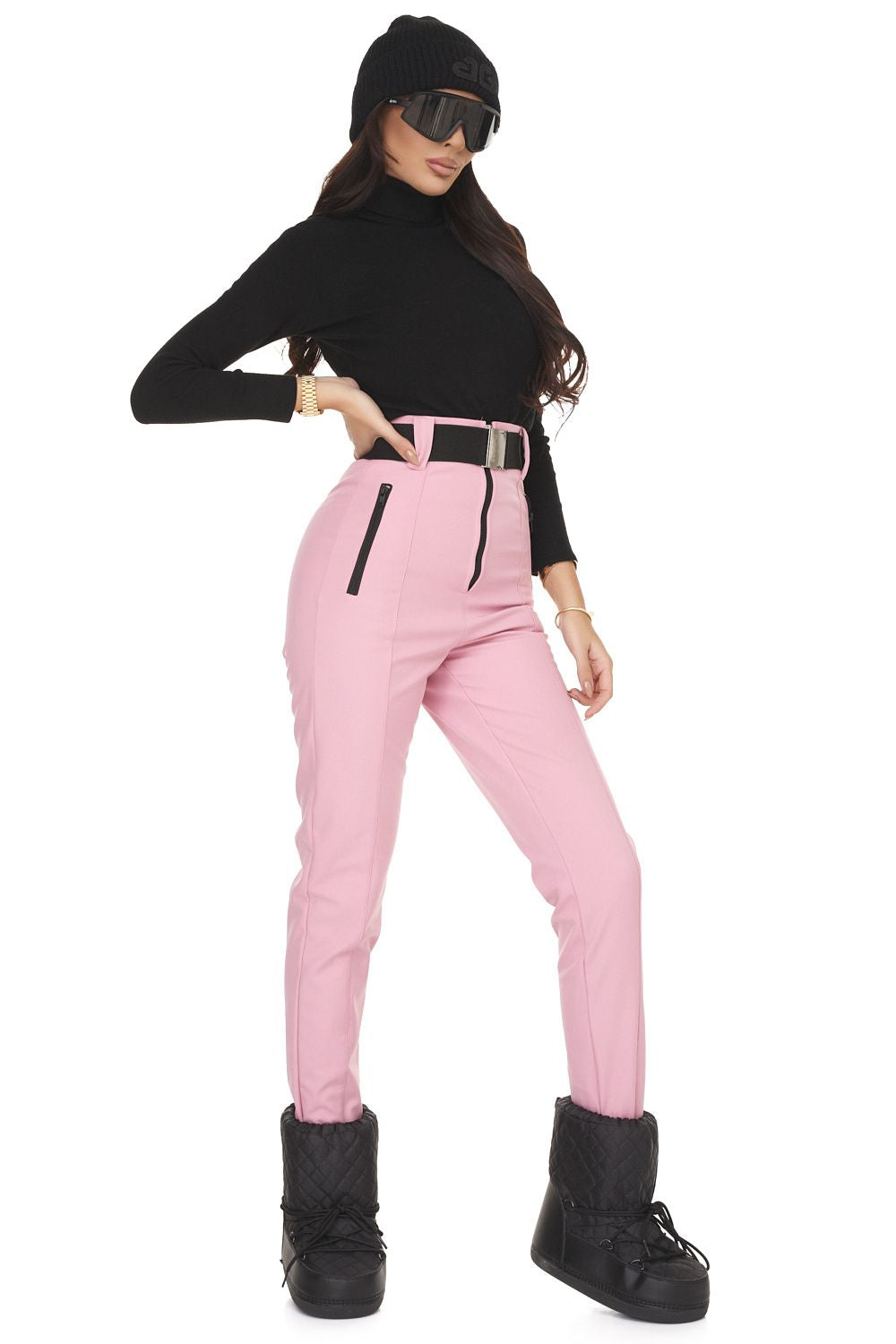 Fabbri Bogas Pink Ski Pants for Women
