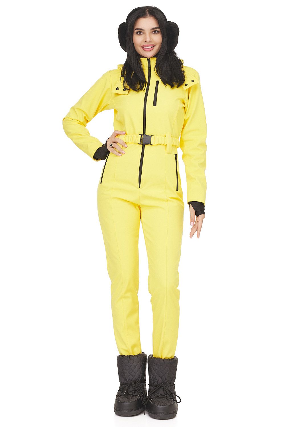 Κίτρινη casual σκι σαλόπετα Siluap Bogas