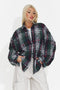 Elegant green women's shirt Purely Bogas