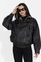 Nadyesia Bogas Black Casual Women's Jacket
