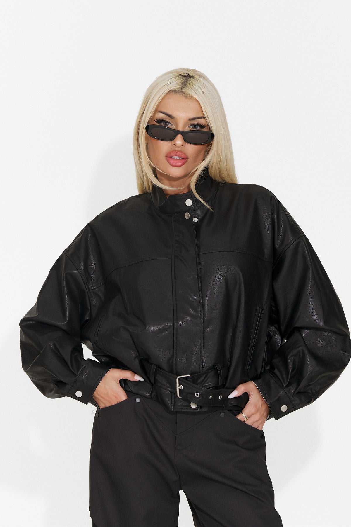 Chaqueta Casual Negra para Mujer de Lunteva Bogas