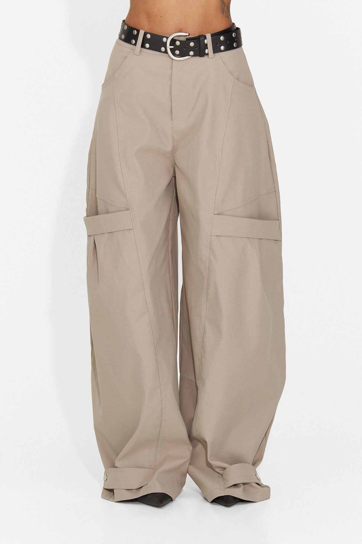 Pantaloni dama casual maro Orary Bogas