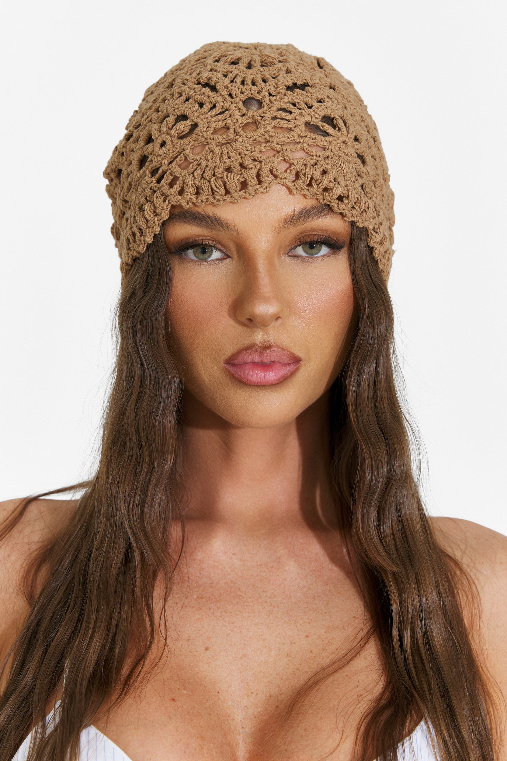 Women's head accessory brown Senis Bogas